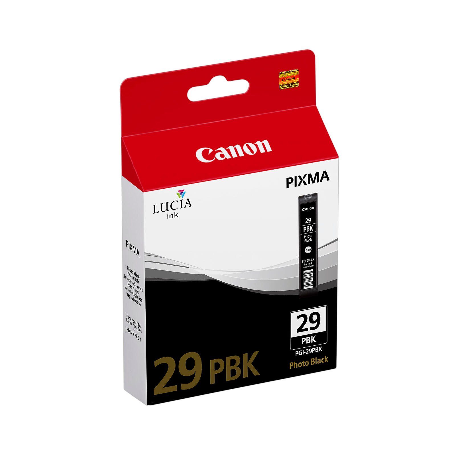 Tintenpatrone Canon Druckerpatrone Canon PGI-29PBK schwarz