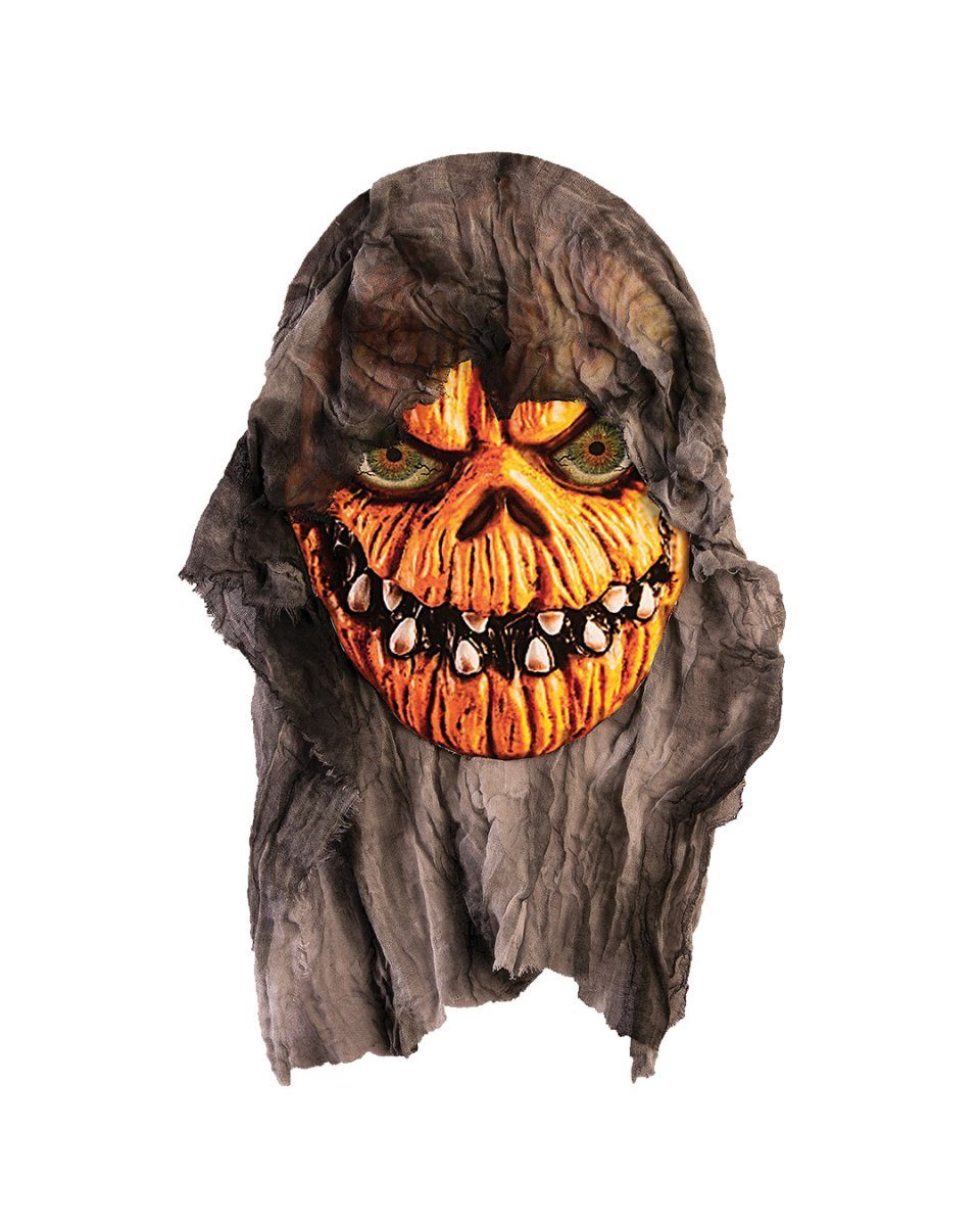 als Skull für Kürbis Horror-Shop Halloween Papp-Deko Wand die Dekofigur