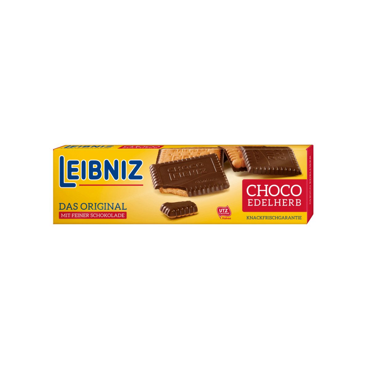 LEIBNIZ Kekse, Leibniz Choco Edelherb Butterkeks mit Edelherb Schoko Geschmack 125g