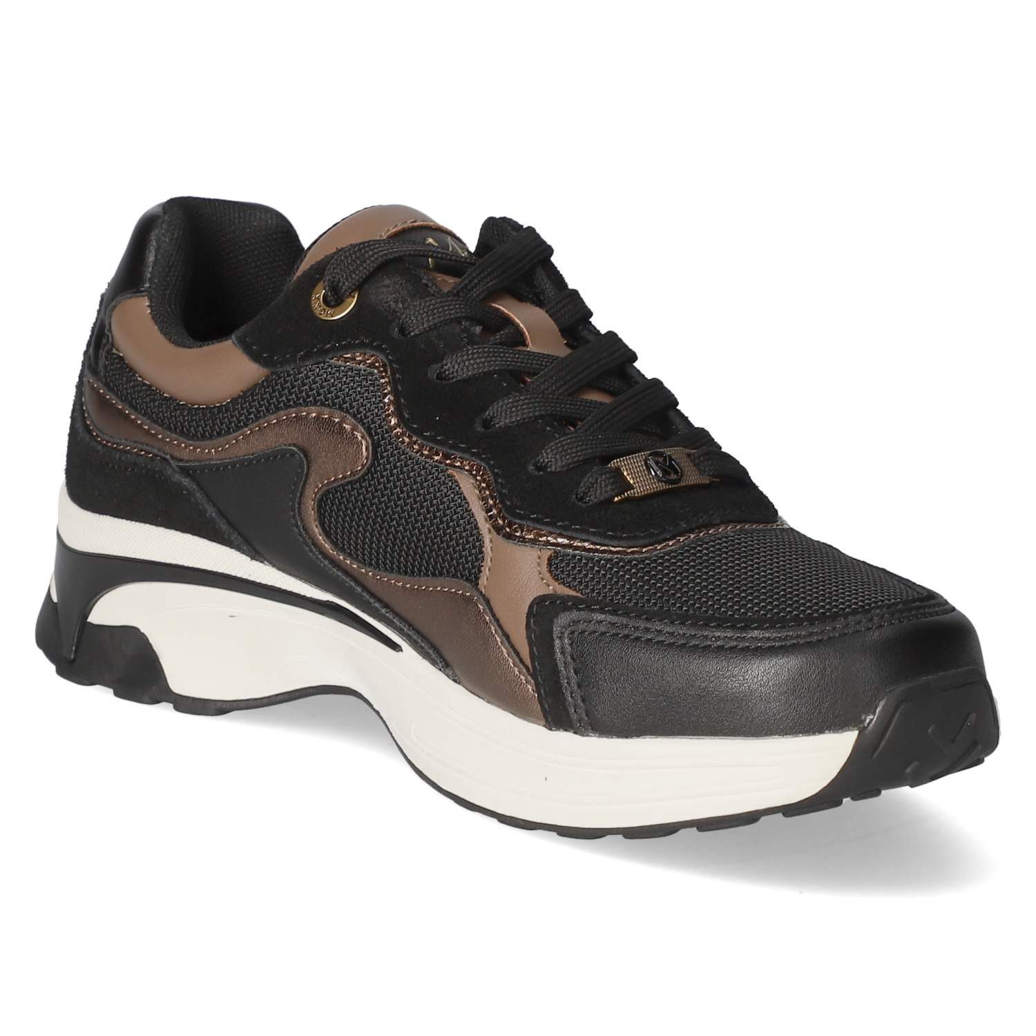 Mexx Mexx MI001001253W1101 Damen Textil & Synthetik black Schnürschuh