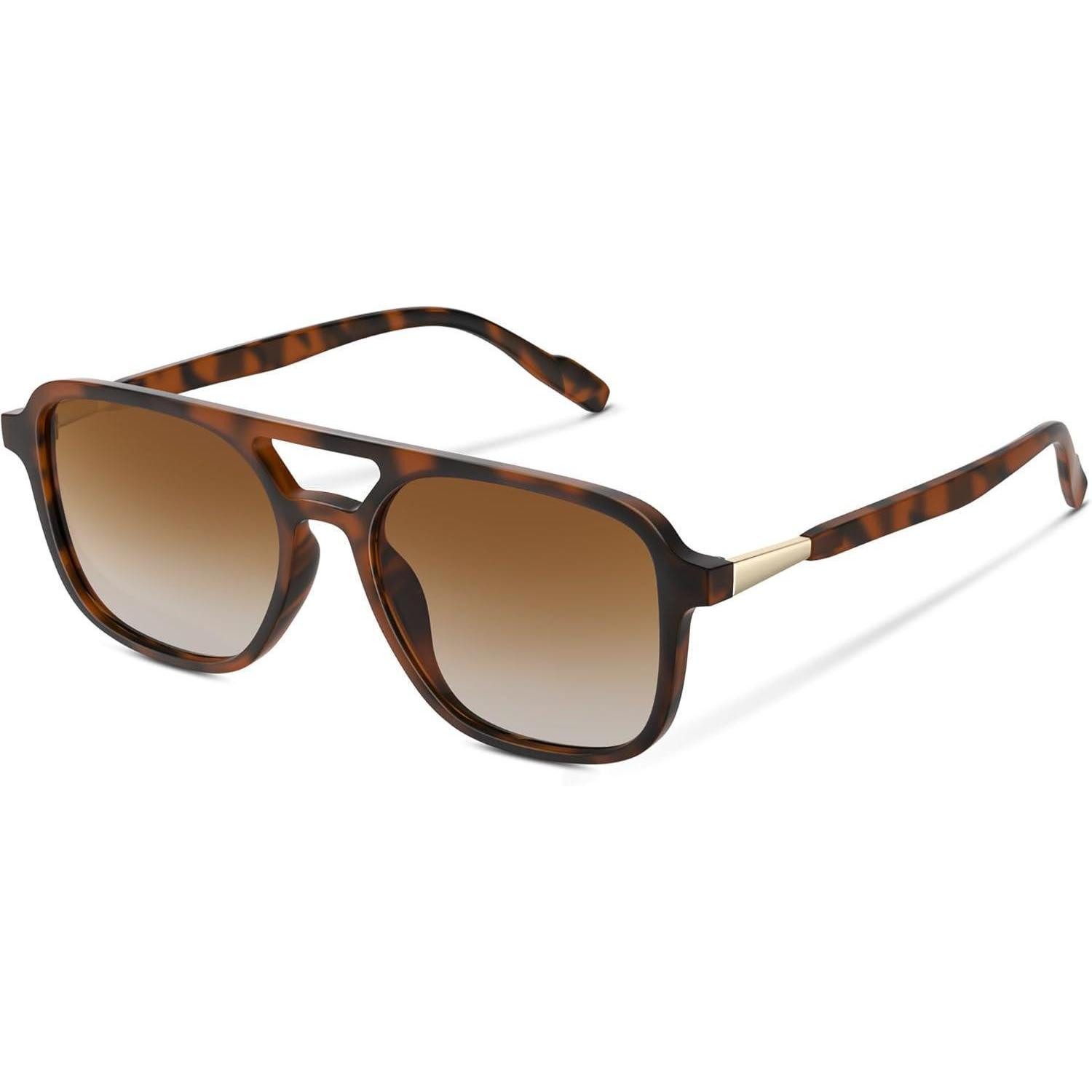 LuxusKollektion Retrosonnenbrille Sonnenbrille polarisiert UV400 Retro rechteckig ultra leicht Vintage