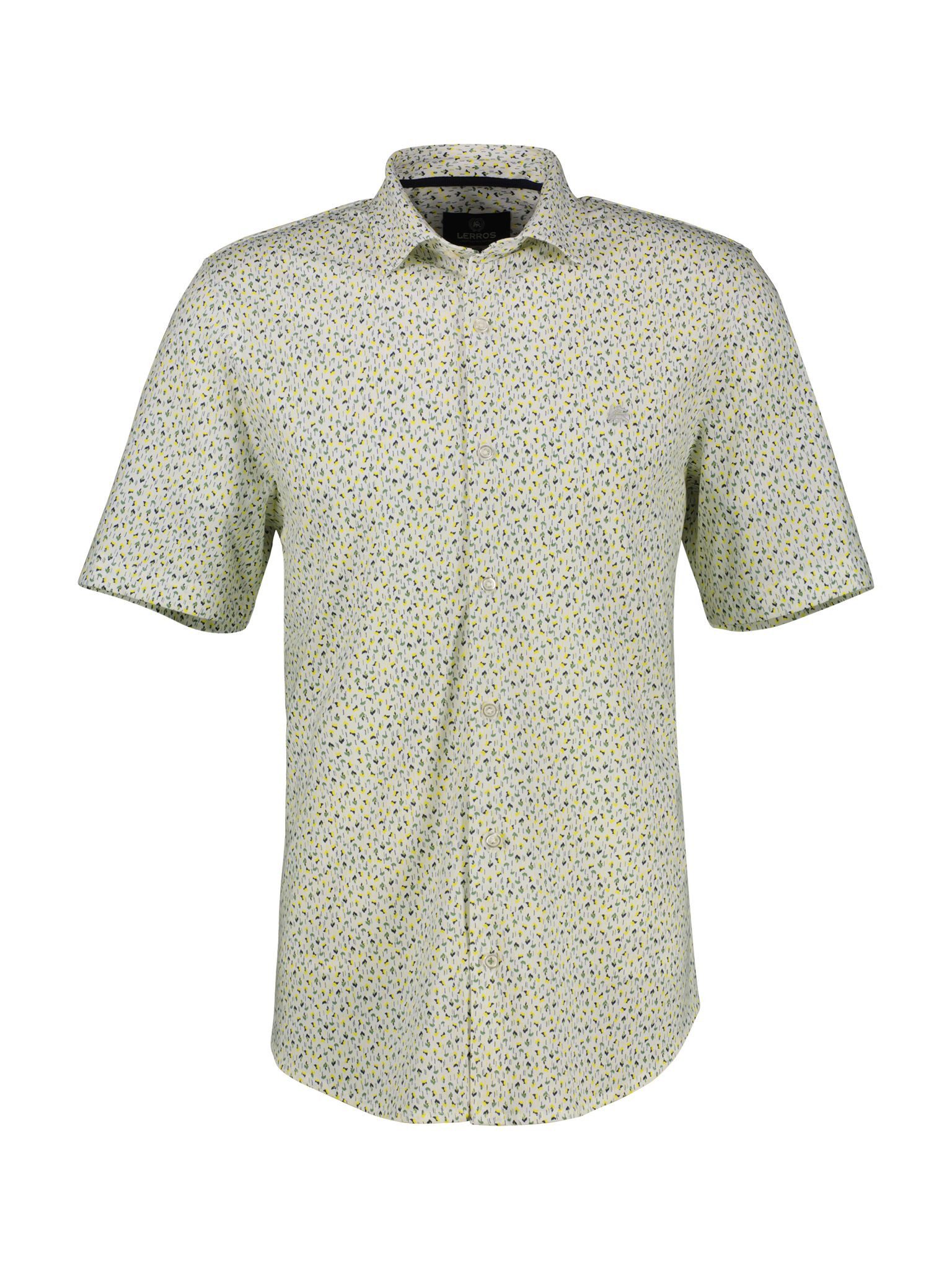 LERROS Kurzarmhemd "LERROS Herren Jerseyhemd, floral gemustert" günstig online kaufen