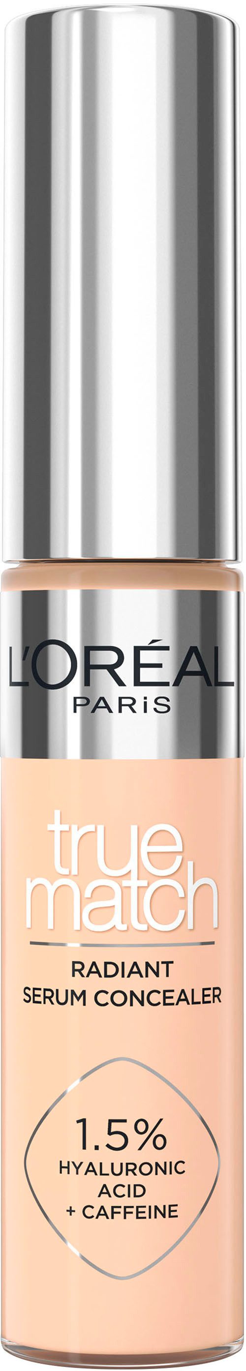 L'ORÉAL PARIS Concealer TRUE MATCH RADIANT SERUM CONCEALER, für ein natürlich strahlendes Hautbild