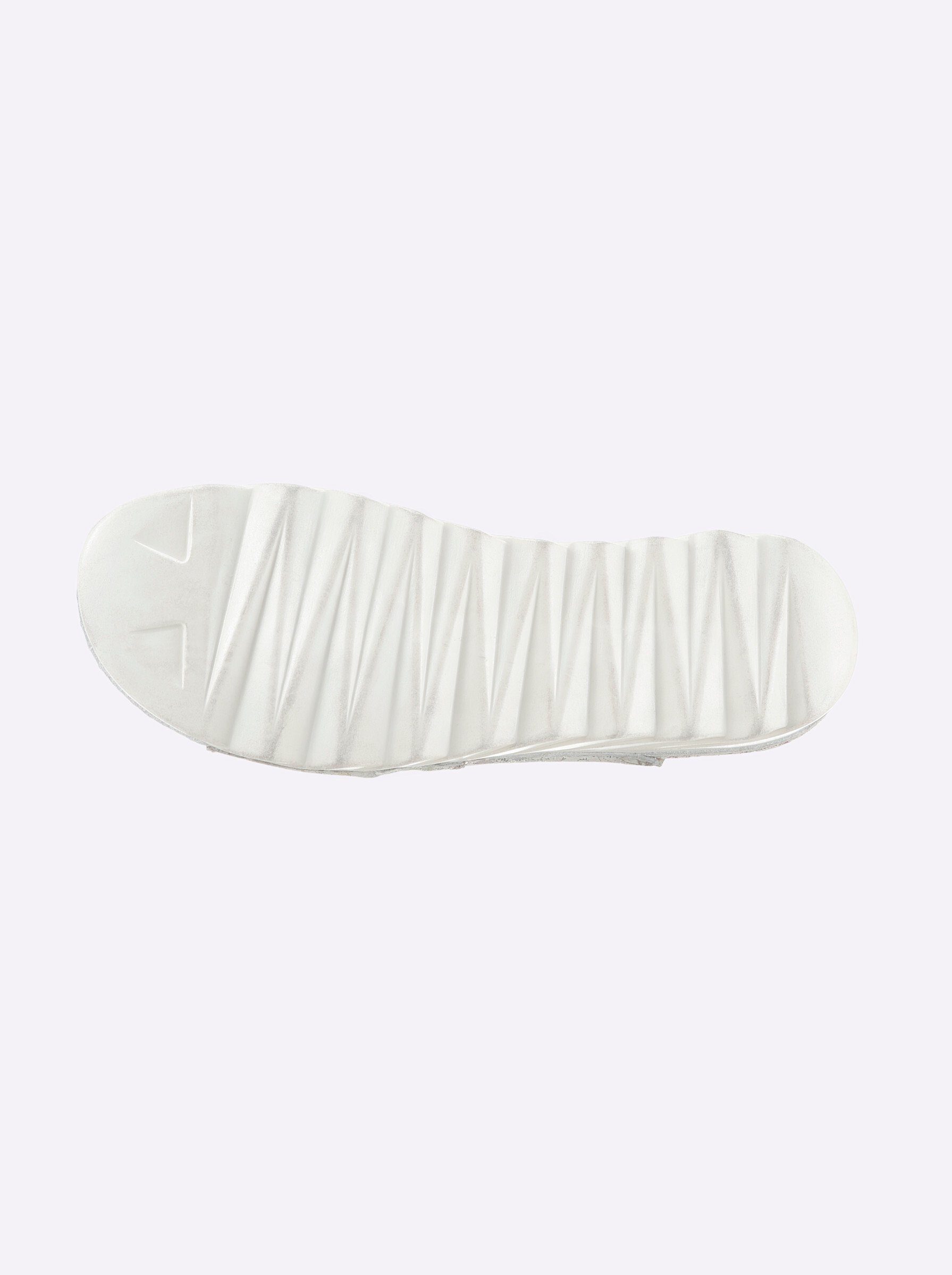 Sandalette weiß-bedruckt WITT WEIDEN