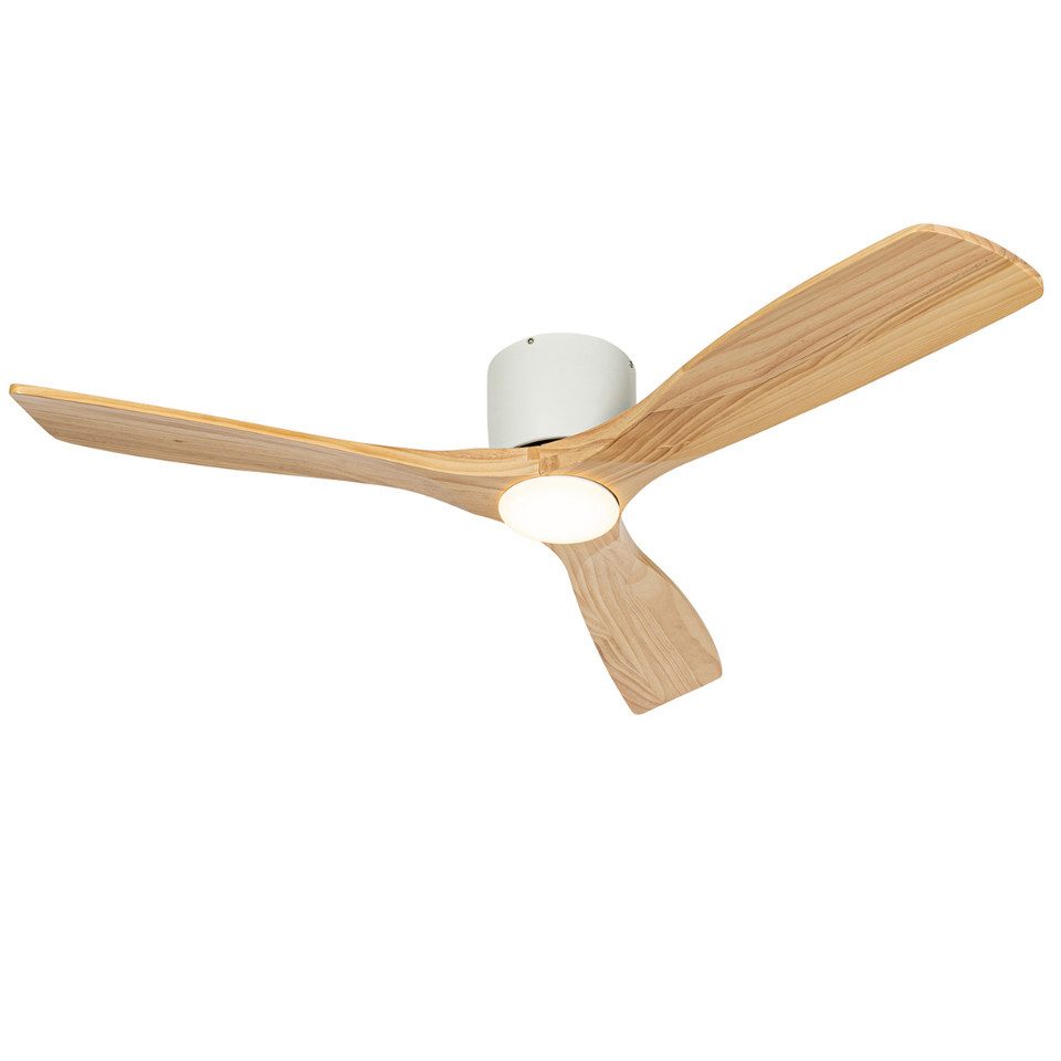 Qazqa Deckenventilator Jerri, (nicht austauschbare) LED, günstig online kaufen