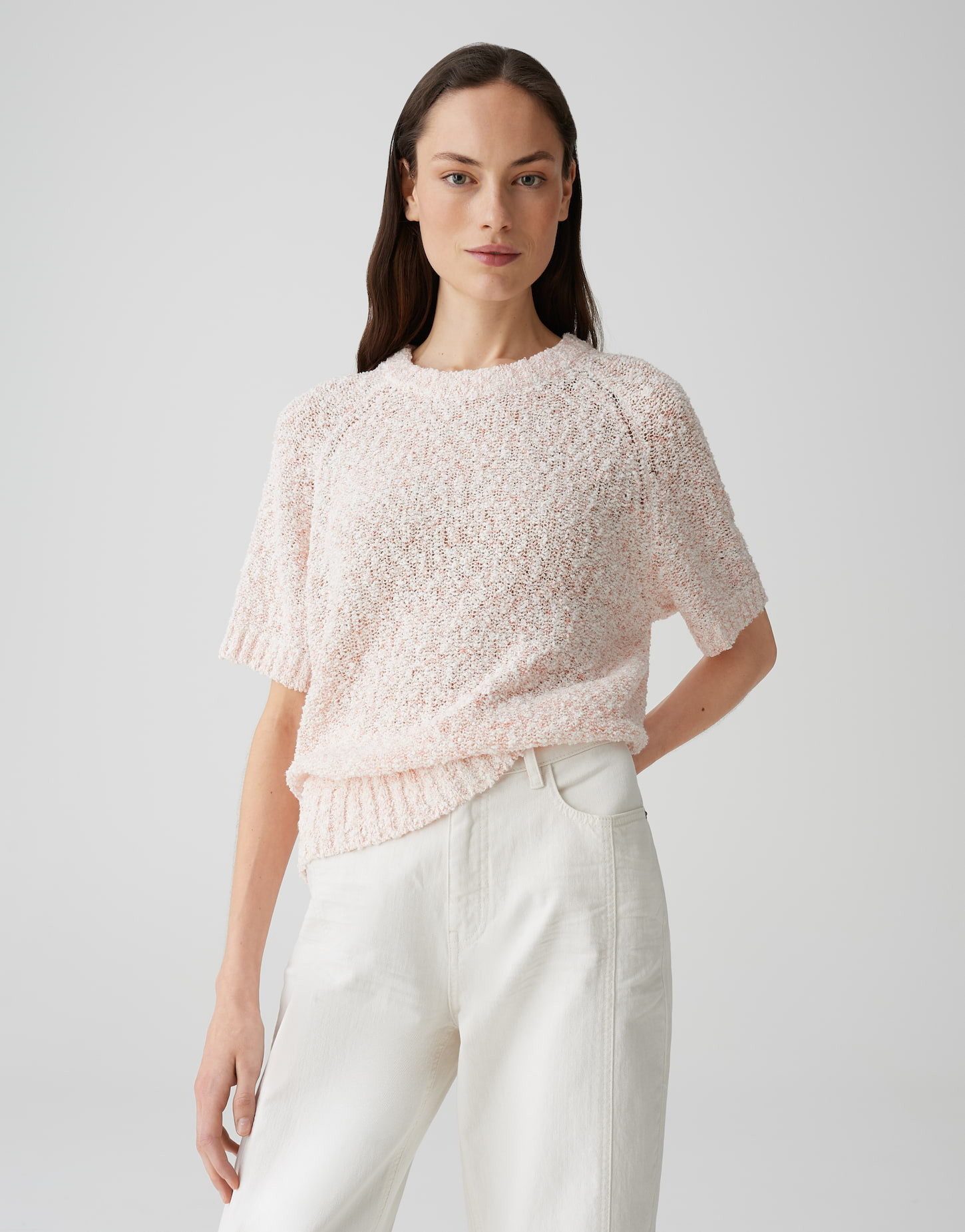 OPUS Strickpullover PAGUS in Bouclé Optik günstig online kaufen