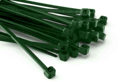 HaGa Kabelbinder 100 Stück Kabelbinder 100mm x 2,5mm in grün (100-St)