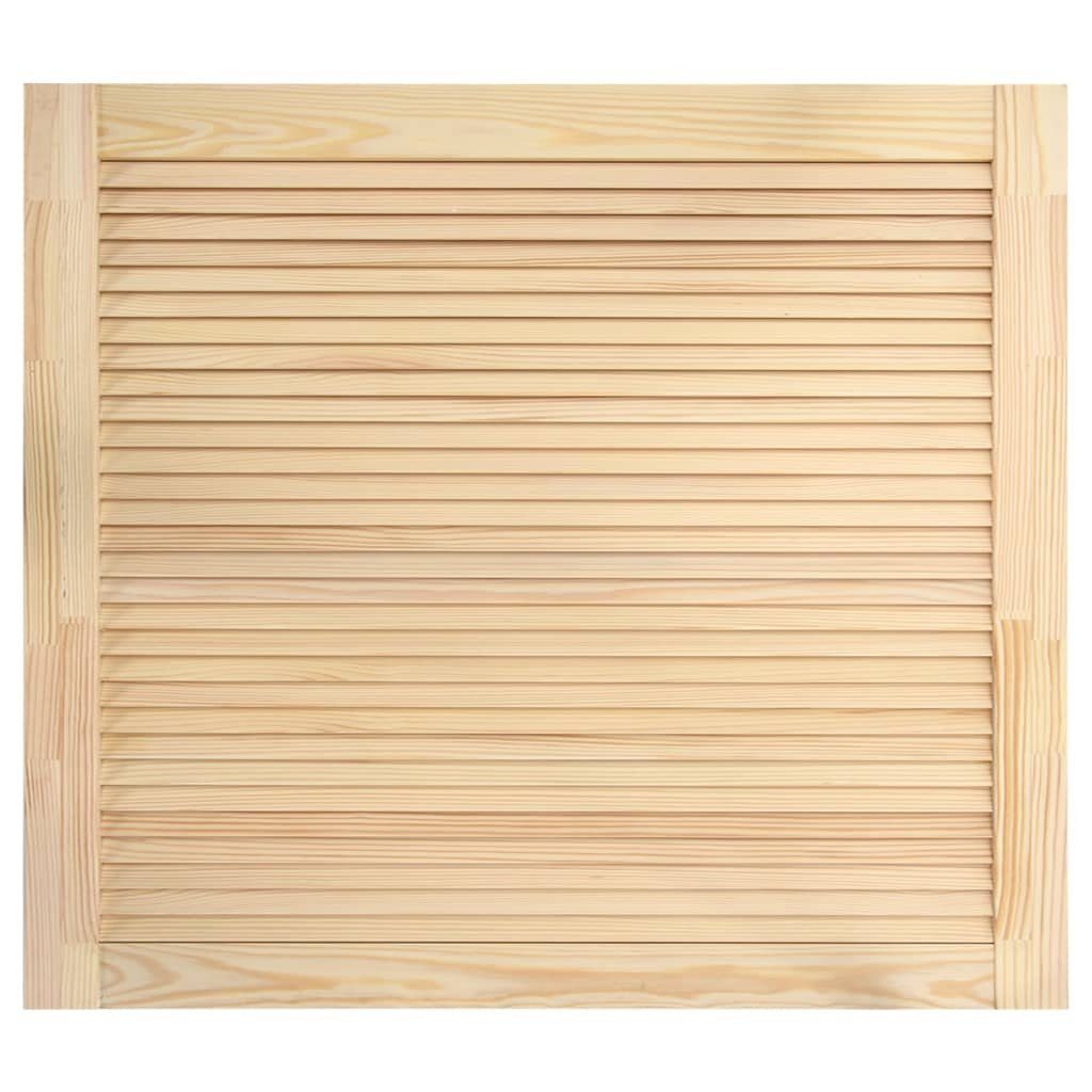 vidaXL Schranktür Schranktür Lamellen-Design 39,5x49,4 cm Massivholz Kiefer (1 St)