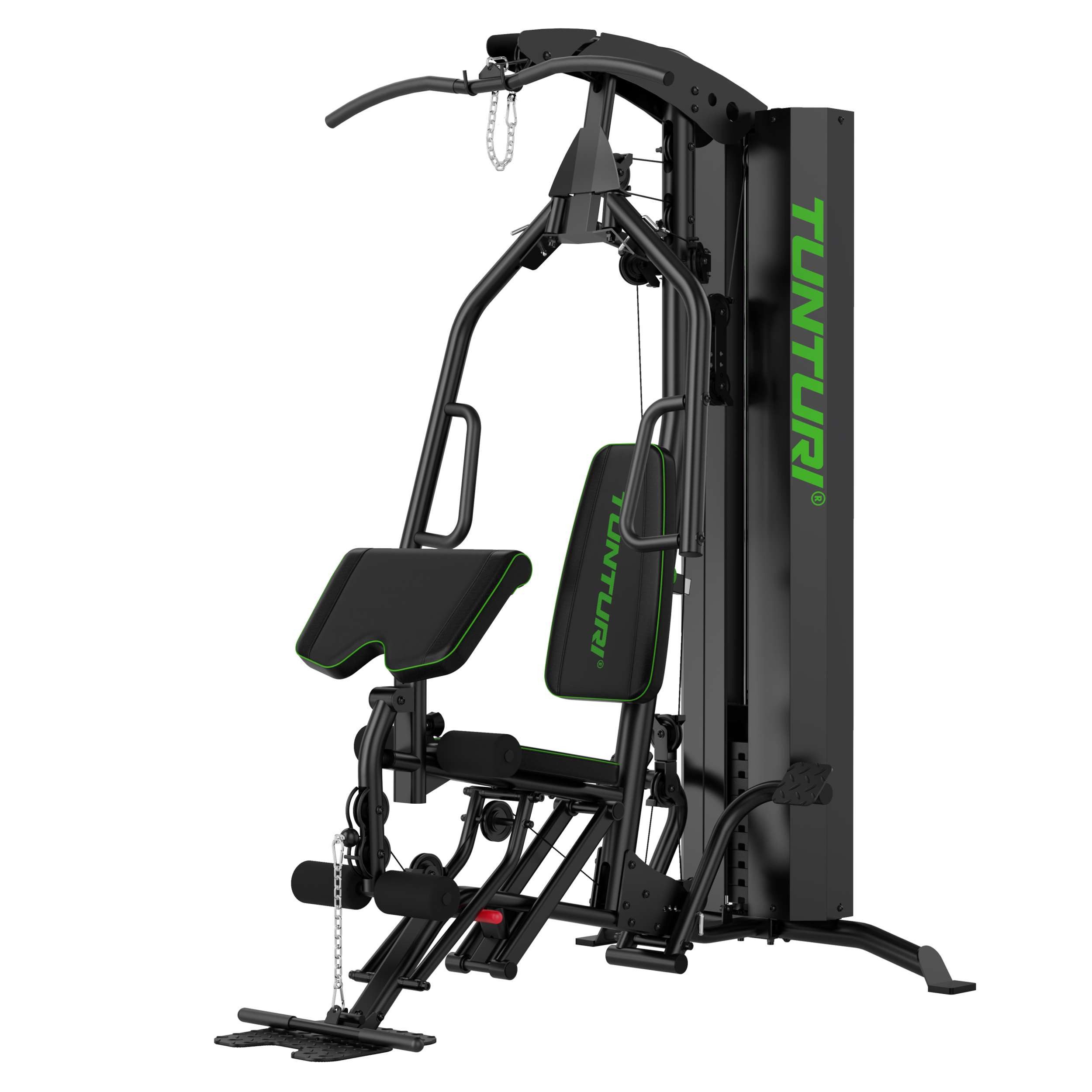 Tunturi Kraftstation Kraftstation - HomeGym mit Gewichten 7-70 kg - MultiGym für Zuhause -