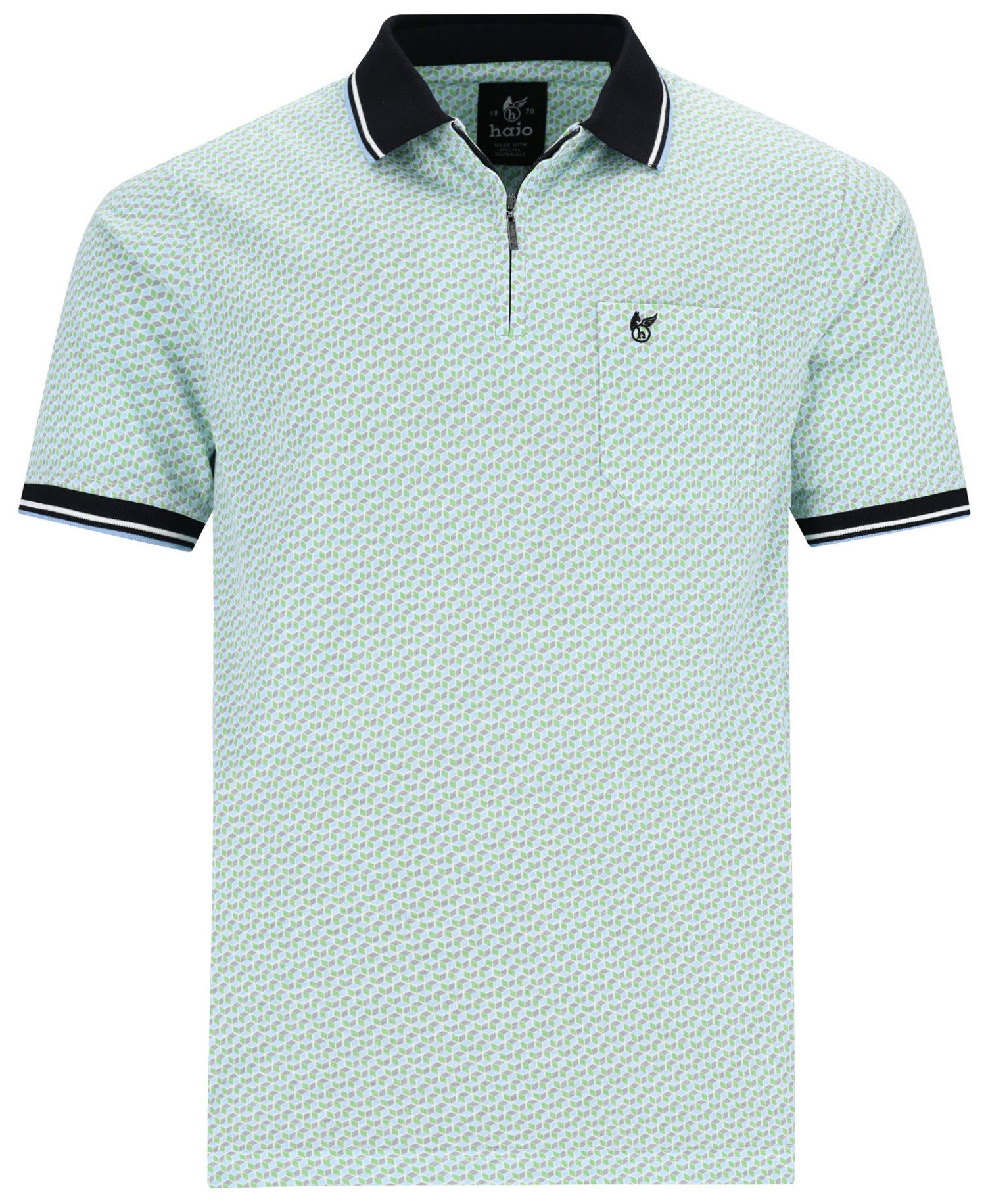 Hajo Poloshirt Herren Polo Shirt (1-tlg) Stay Fresh Bügelfrei Atmungsaktiv günstig online kaufen