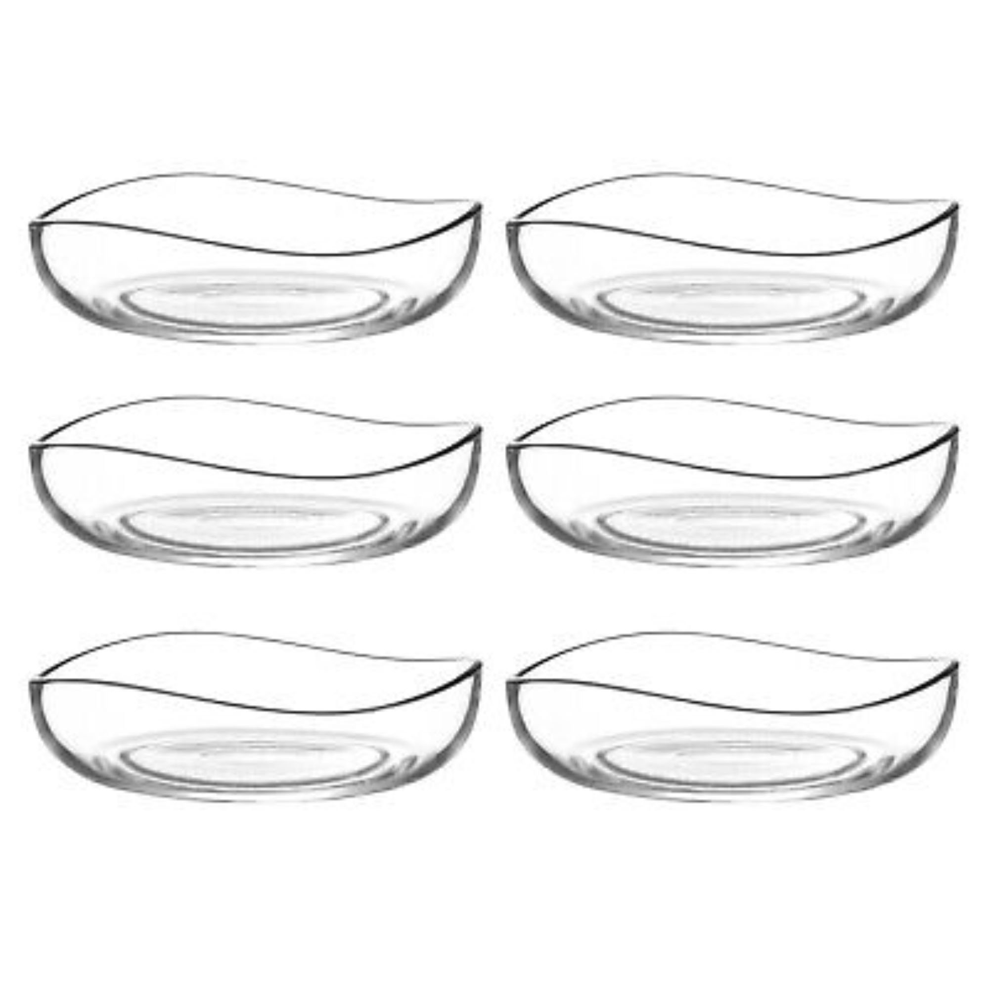 LAV Dipschale Glasschalen-Set 6 tlg VIRA 195ml, Servierschalen, Dips, Snacks, Glas