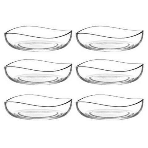 LAV Dipschale Glasschalen-Set 6 tlg VIRA 195ml, Servierschalen, Dips, Snacks, Glas