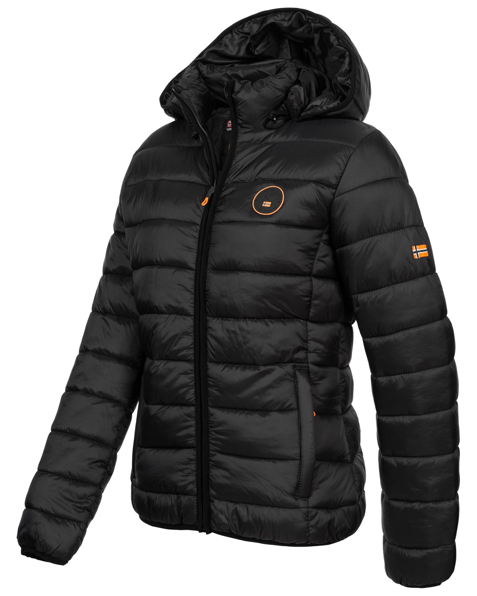 Geographical Norway Steppjacke Damen Winter Jacke Winterjacke Steppjacke Outdoor leicht Kapuzenjacke