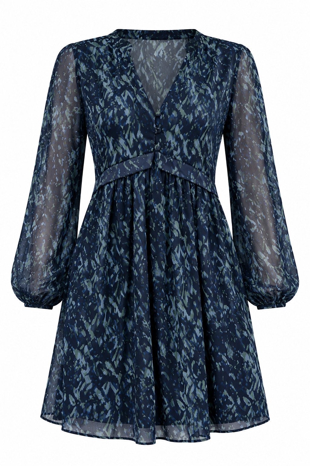 Freeman T. Porter Cocktailkleid Raves Abstract - Elegantes Minikleid mit abstraktem Muster für Damen