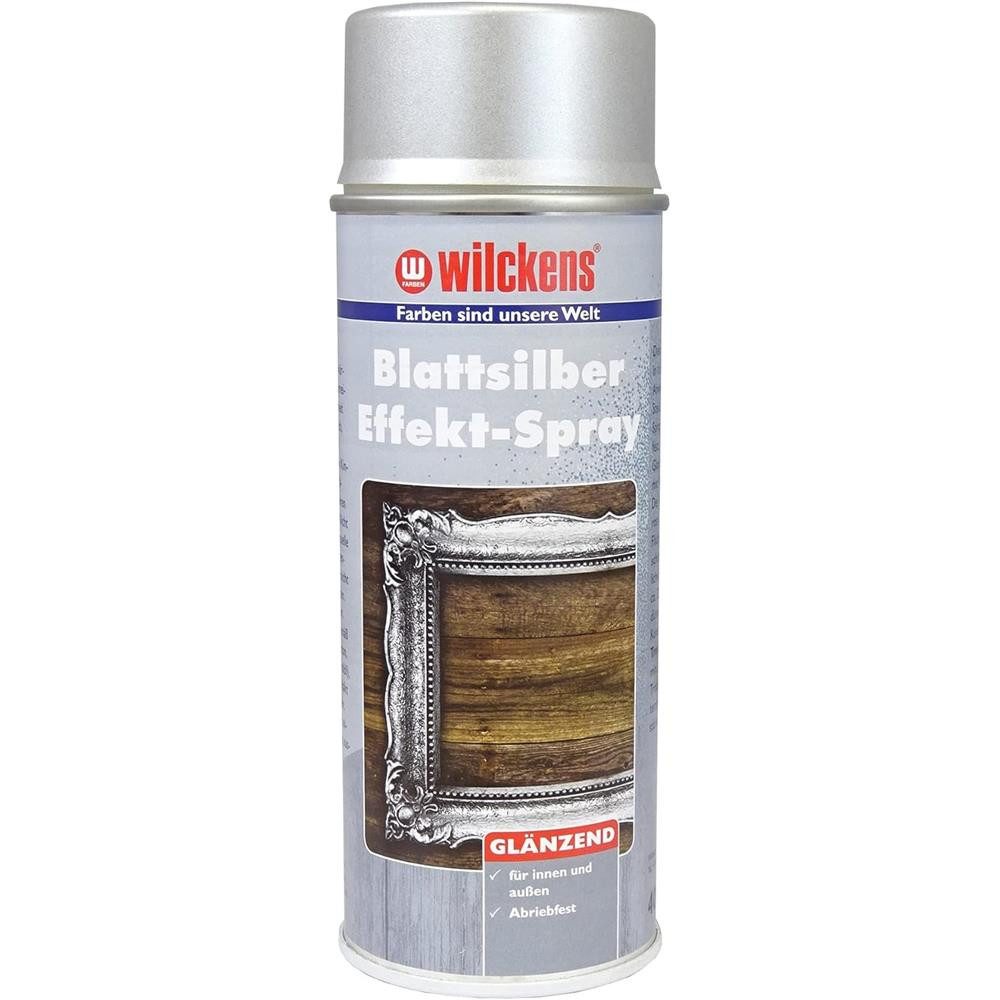 Wilckens Farben Blattsilber Effekt-Spray glänzend 400ml Effektlack Spraylack, Hochglänzender Blattsilber-Effekt