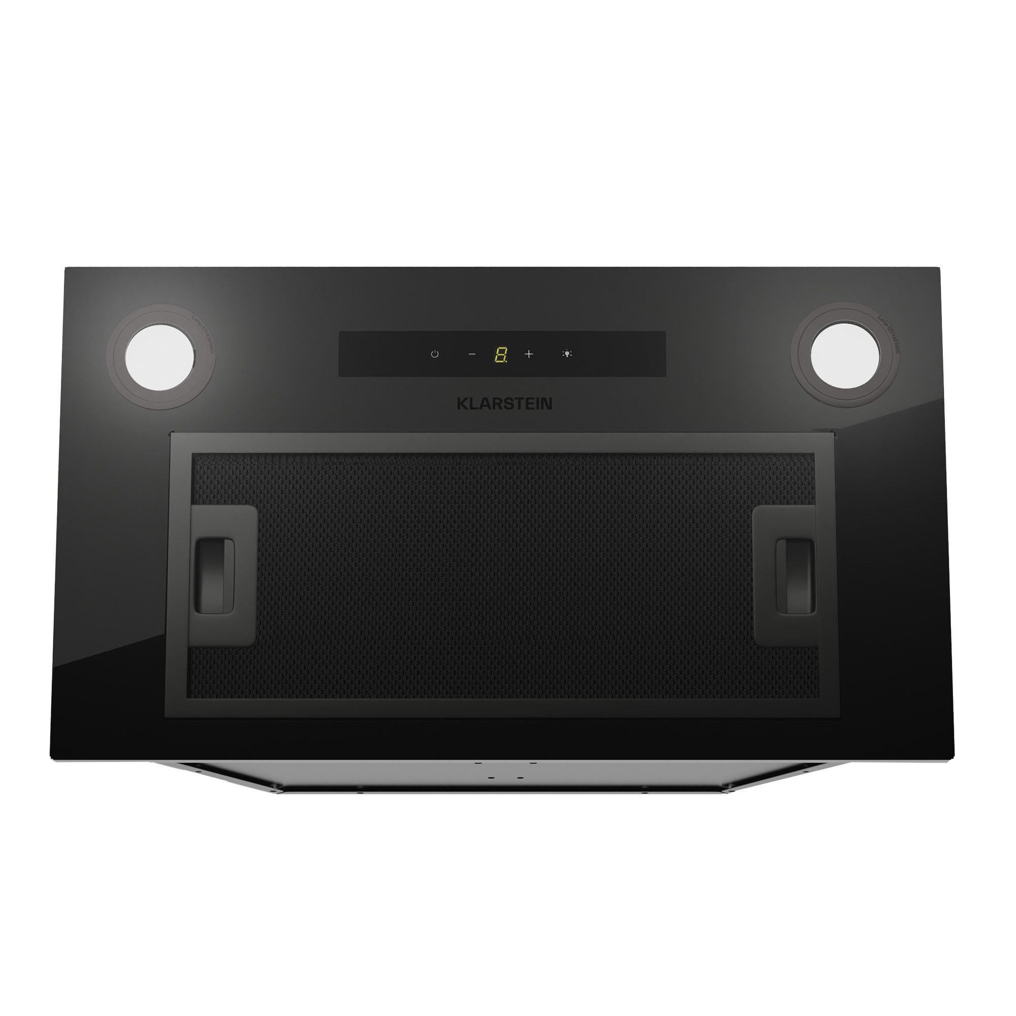 Klarstein Deckenhaube Paolo Serie CGCH3-Paolo-52BK Paolo, Unterbauhauben Einbau Abluft Umluft LED Touch