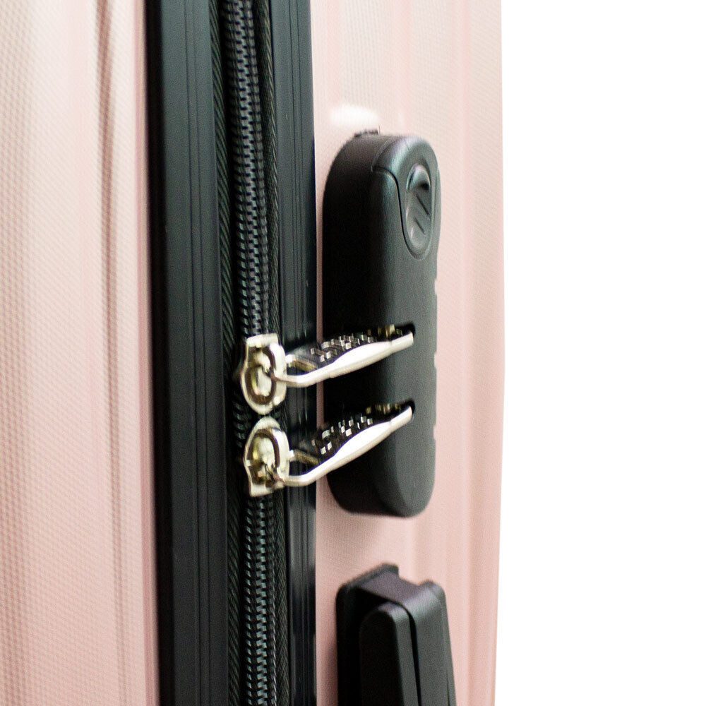 Barut Handgepäck-Trolley Barut Reisekoffer M Modell General Rosegold, 4 Rollen – Bild 4 von 5