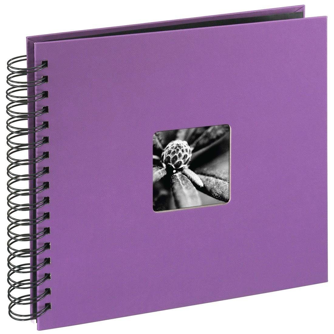 Hama Fotoalbum Fine Art, 28 x 24 cm, 50 Seiten, Fotoalbum Lila