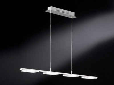 WOFI LED Pendelleuchte, LED fest integriert, Warmweiß, Esstisch, Küchen-Lampen hängend, Kücheninsel, mehrflammig, Breite 87cm