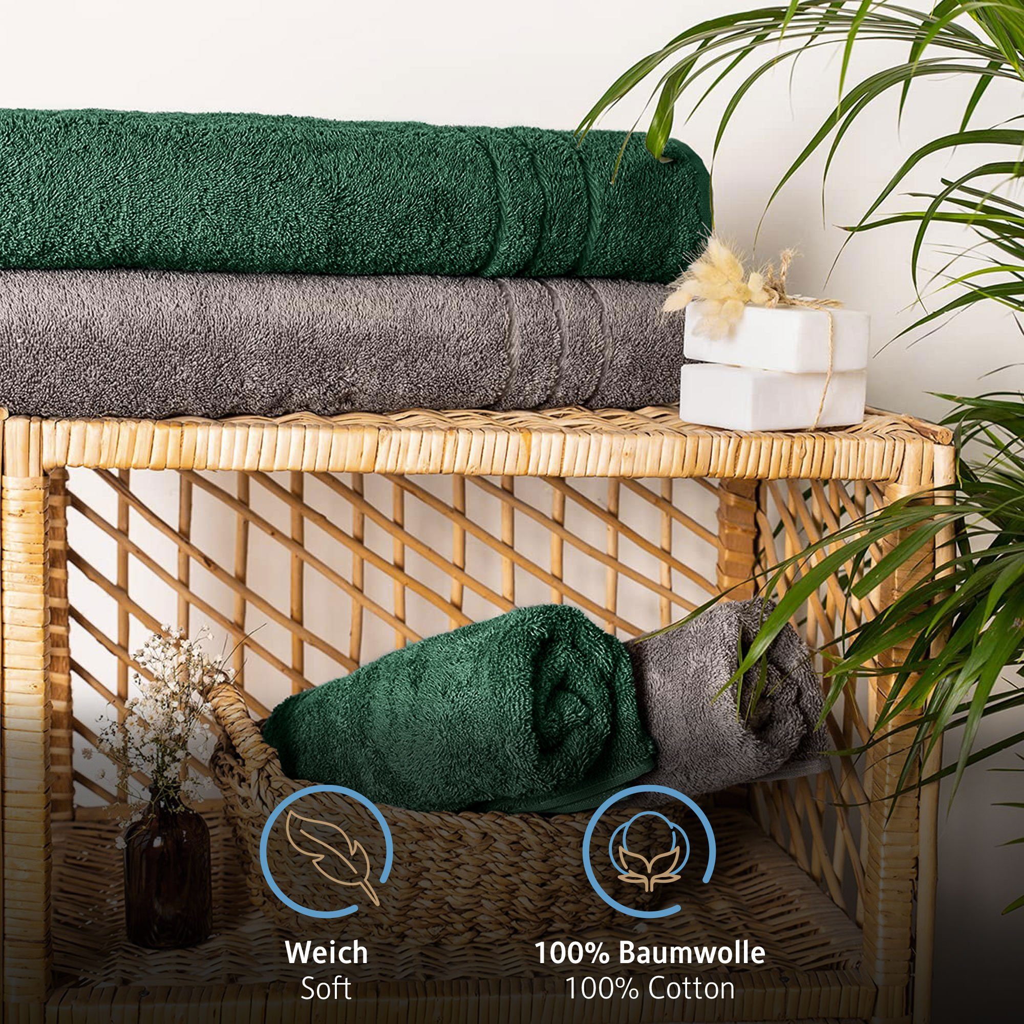 Komfortec Saunatuch 80x200 cm Saunatücher Set günstig online kaufen
