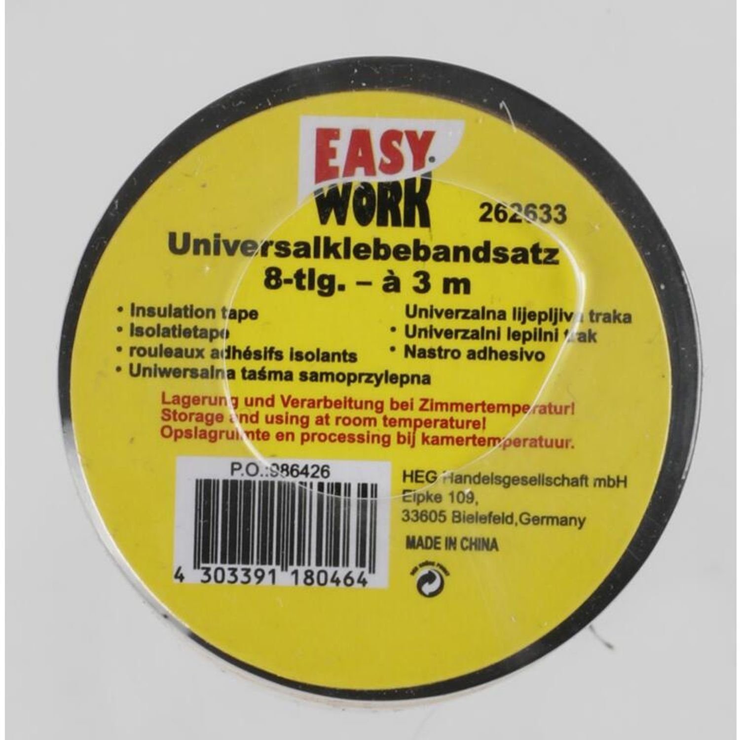 Rollen Farben Pack Universal Bunt Haushalt BURI 8 3m Mon Klebeband Paket 6x Klebeband