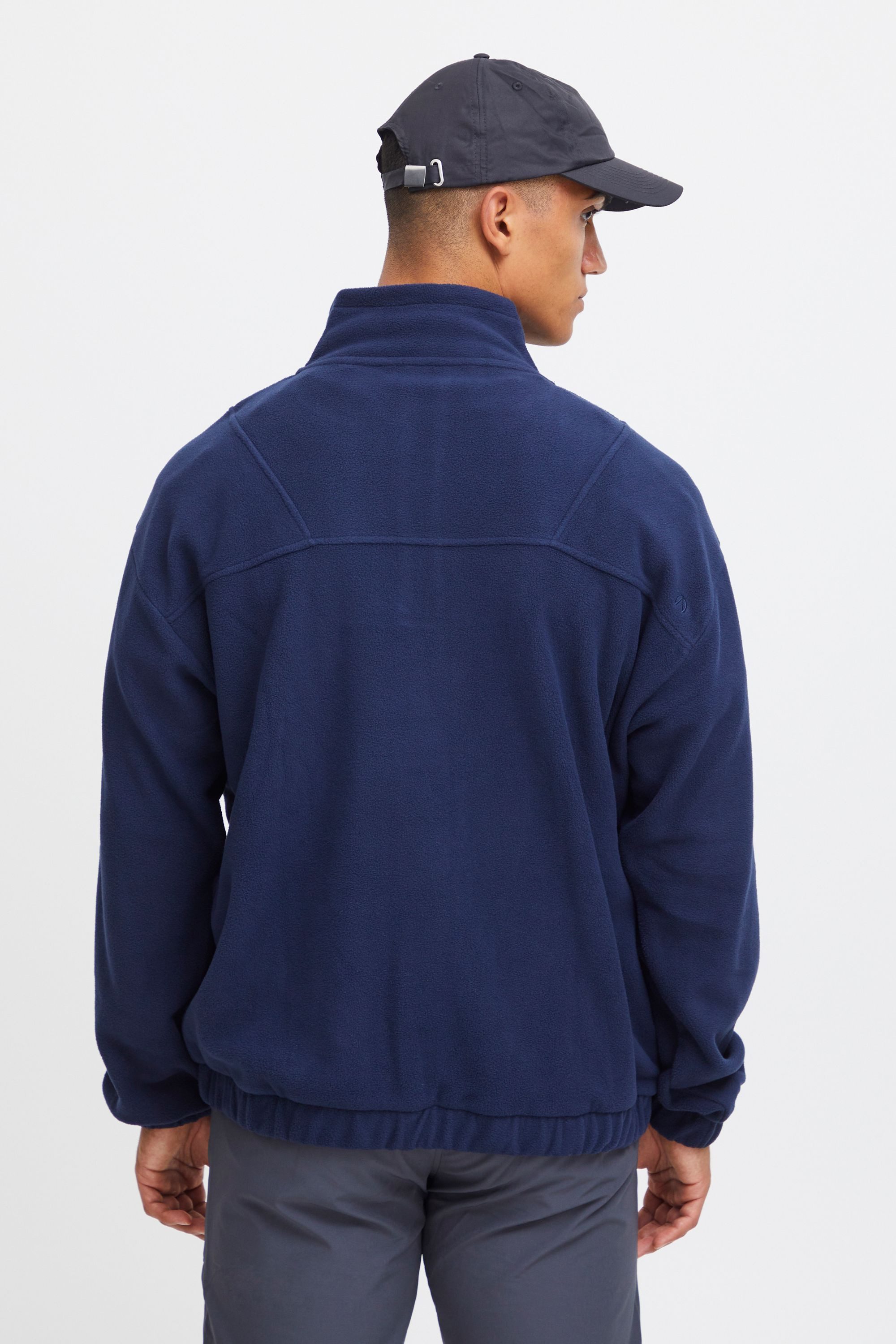North Bend Troyer NBCotus M Modischer Fleecepullover mit Troyer Kragen