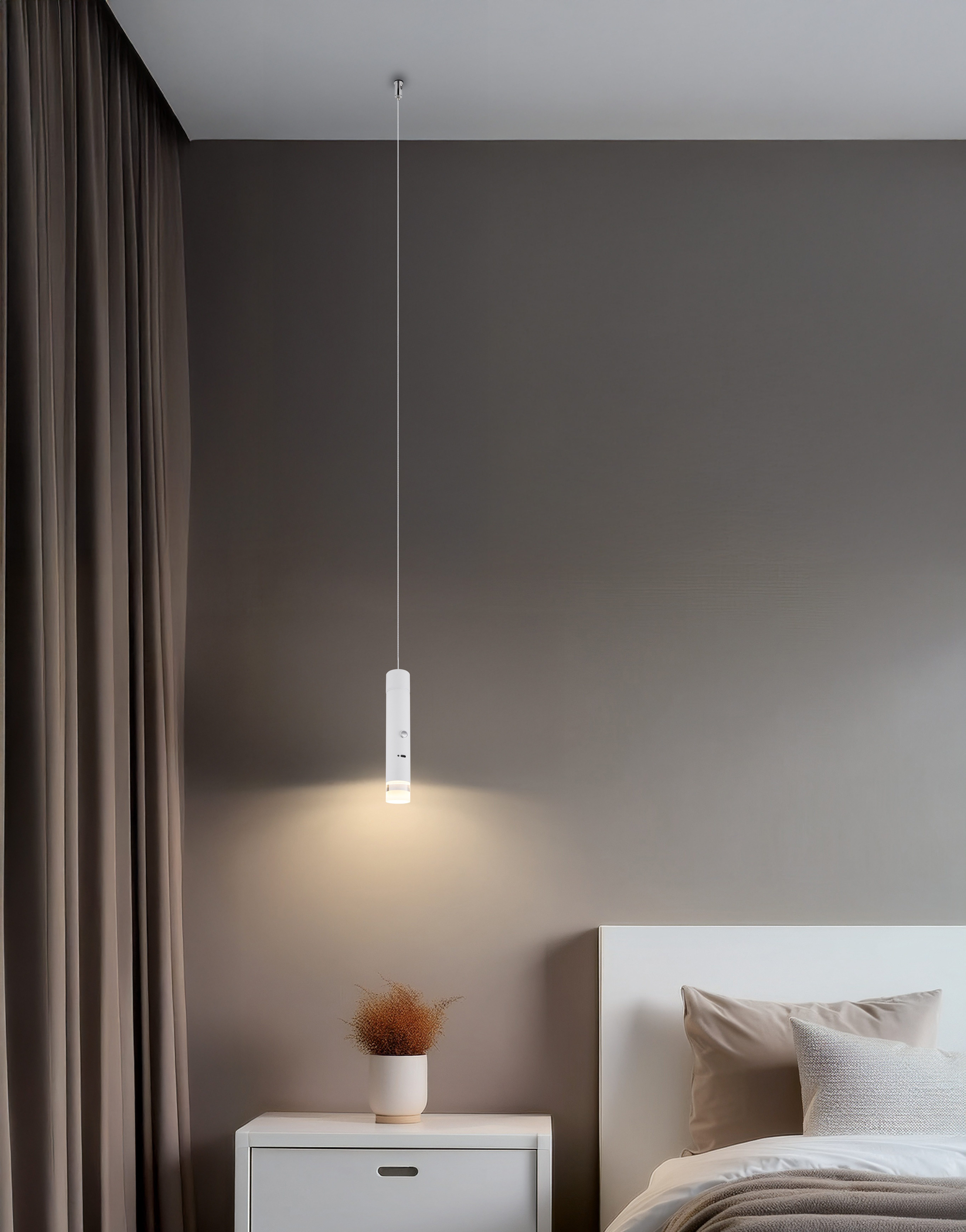 GLOBO LIGHTING Hängeleuchte PELO, LED fest integriert, Warmweiß, Hängelampe Esszimmer-Leuchte Esstischleuchte Wohnzimmer