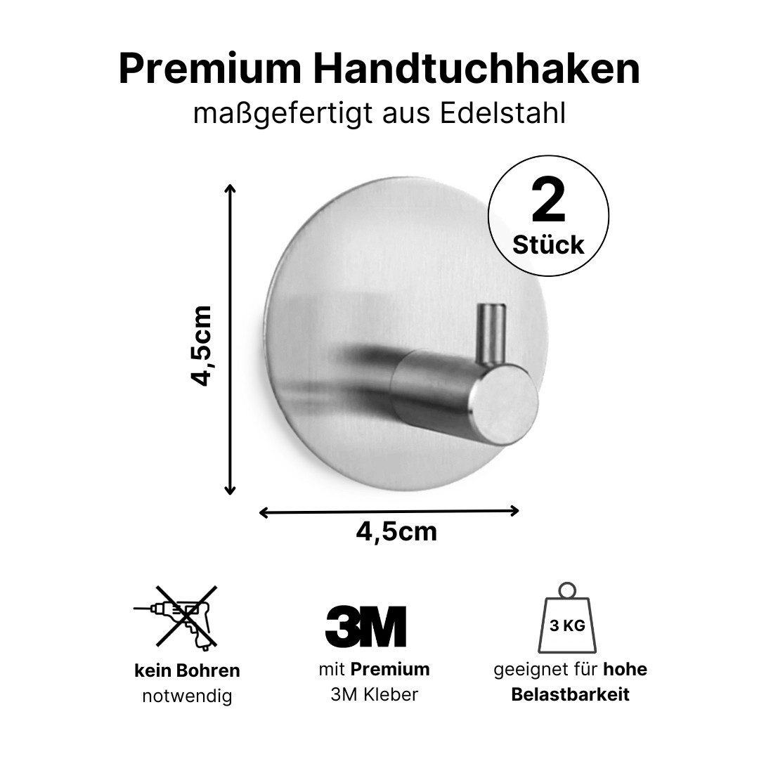 LIVINA HOME Handtuchhaken Haken selbstklebend Bad und Küche, Handtuchhalter günstig online kaufen