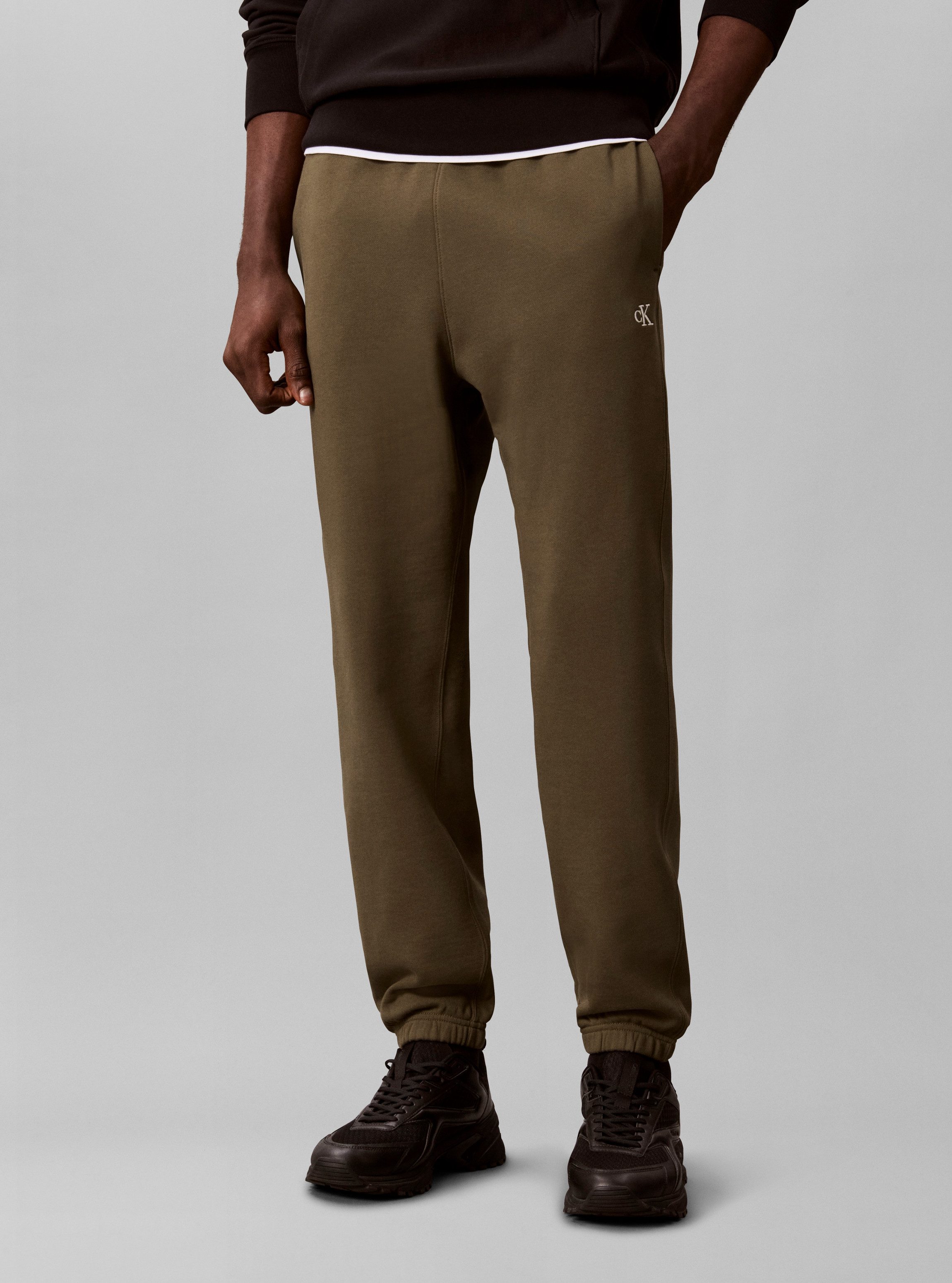Calvin Klein Jeans Sweathose EU 350TERRY MONOGRAM JOGGER regular fit