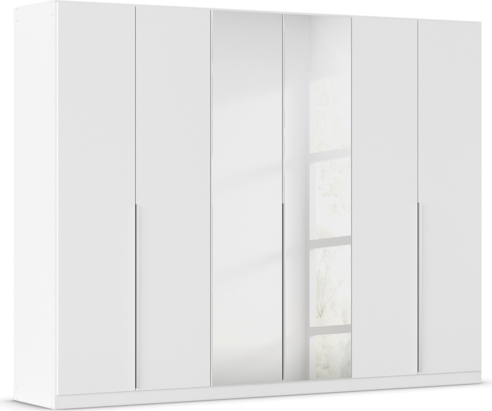 OTTO home Drehtürenschrank Kleiderschrank Schrank Garderobe AGORDO mit Dekor- oder Hochglanzfront (in zwei Griff-Farben, Breiten 91-405 cm) durchdachte Innenausstattung, in 8 Breiten und 2 Höhen MADE IN GERMANY