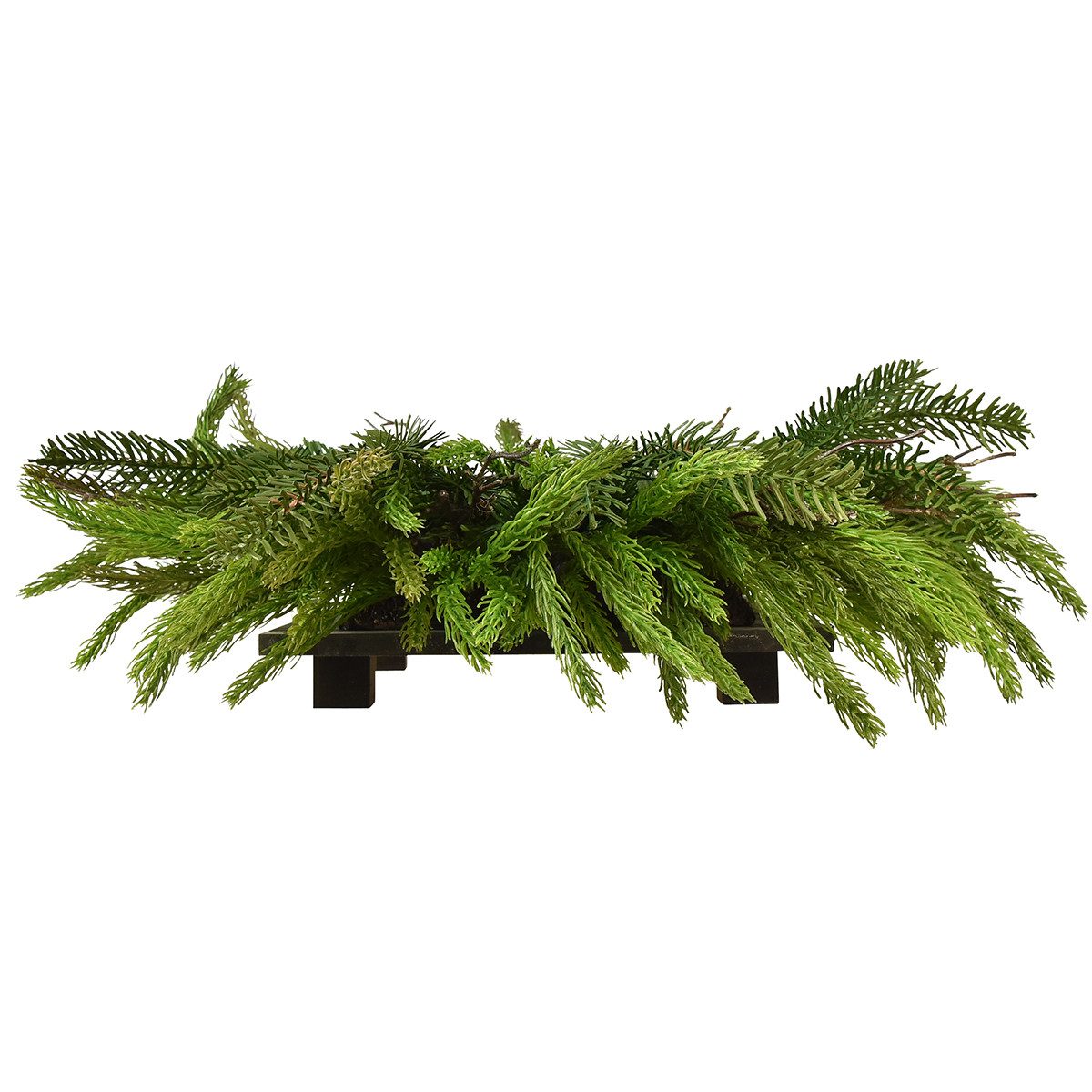 Florists Products Kerzenhalter Festlicher Kerzenhalter Tannengrün künstlich, Deko