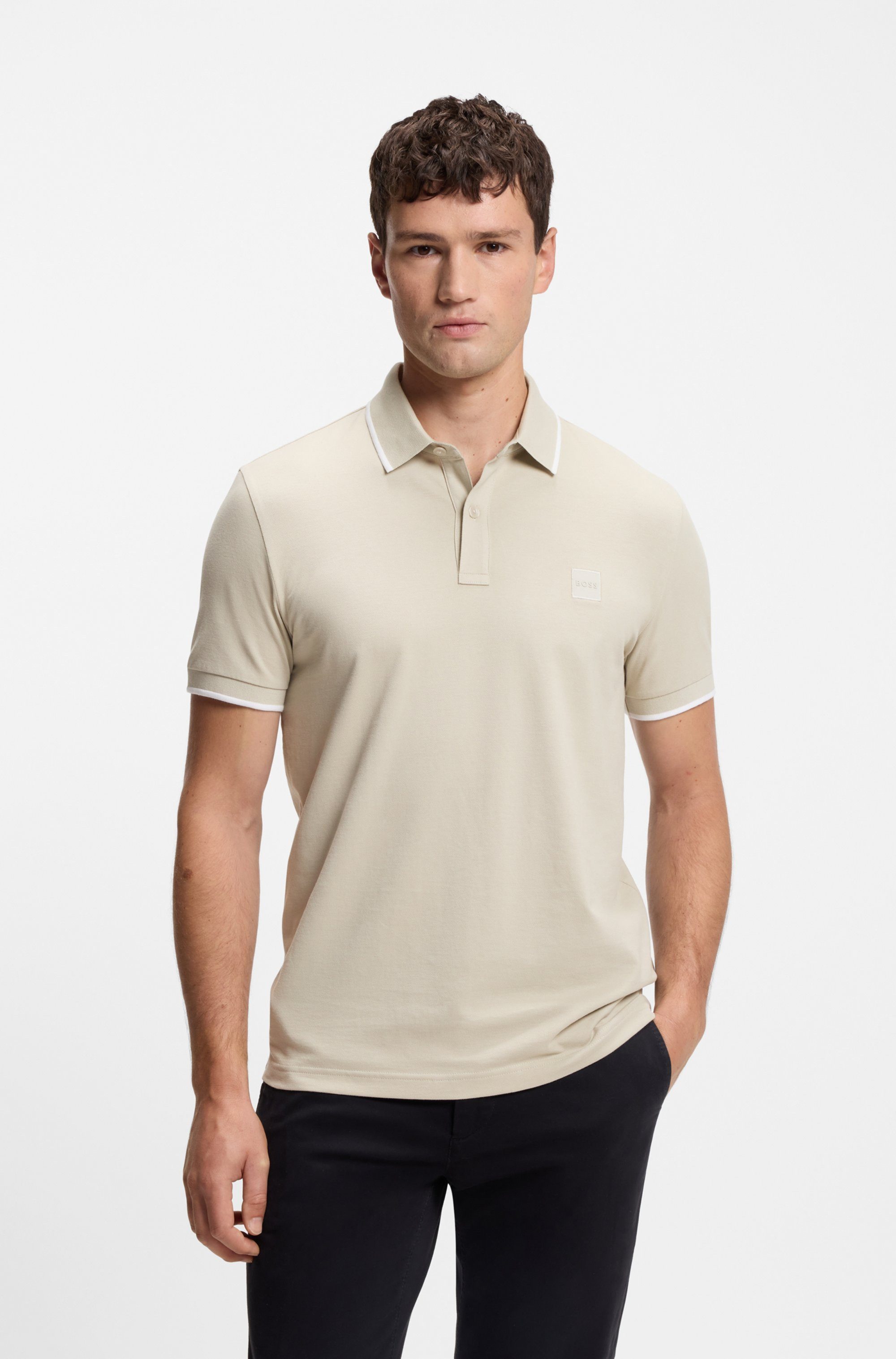 BOSS ORANGE Poloshirt Passertip mit BOSS günstig online kaufen