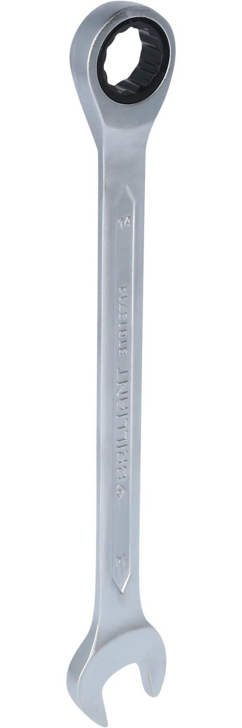 Brilliant Tools Ringschlüssel Ratschenringschlüssel, 14 mm