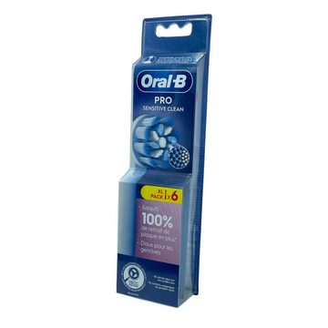 Oral-B Aufsteckbürsten Oral-B Pro Sensitive Clean Aufsteckbürsten, Spar-Set (6er), 6er Pack, X-förmige Borsten