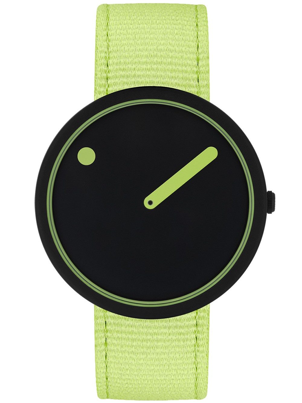 PICTO Quarzuhr Picto R44023-R013 Manta Ray Black and Paradise Green Unisex 40mm 5ATM Picto R44023-R013 Manta Ray Black and Paradise Green Unisex 40mm 5ATM