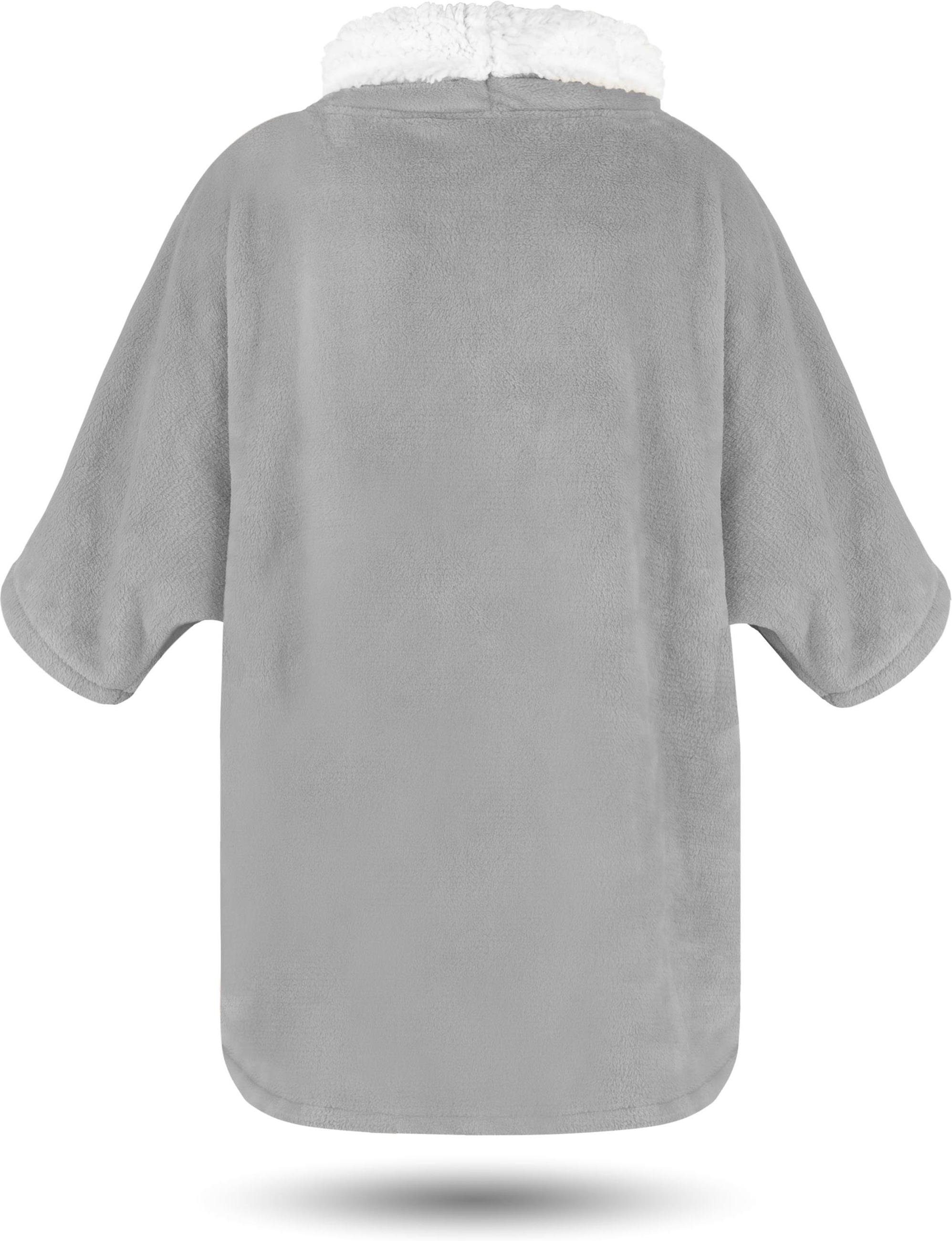 normani Fleecepullover Oversize Pullover Merlo Kuscheliger Home-Pulli mit R günstig online kaufen