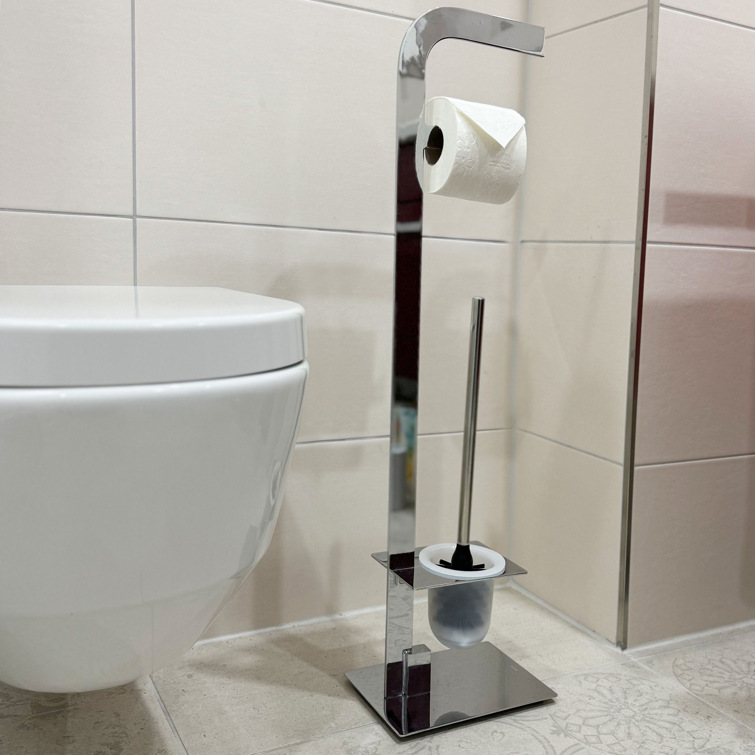 kela Toilettenpapierhalter Kela Toilettengarnitur CANNA H81cm günstig online kaufen