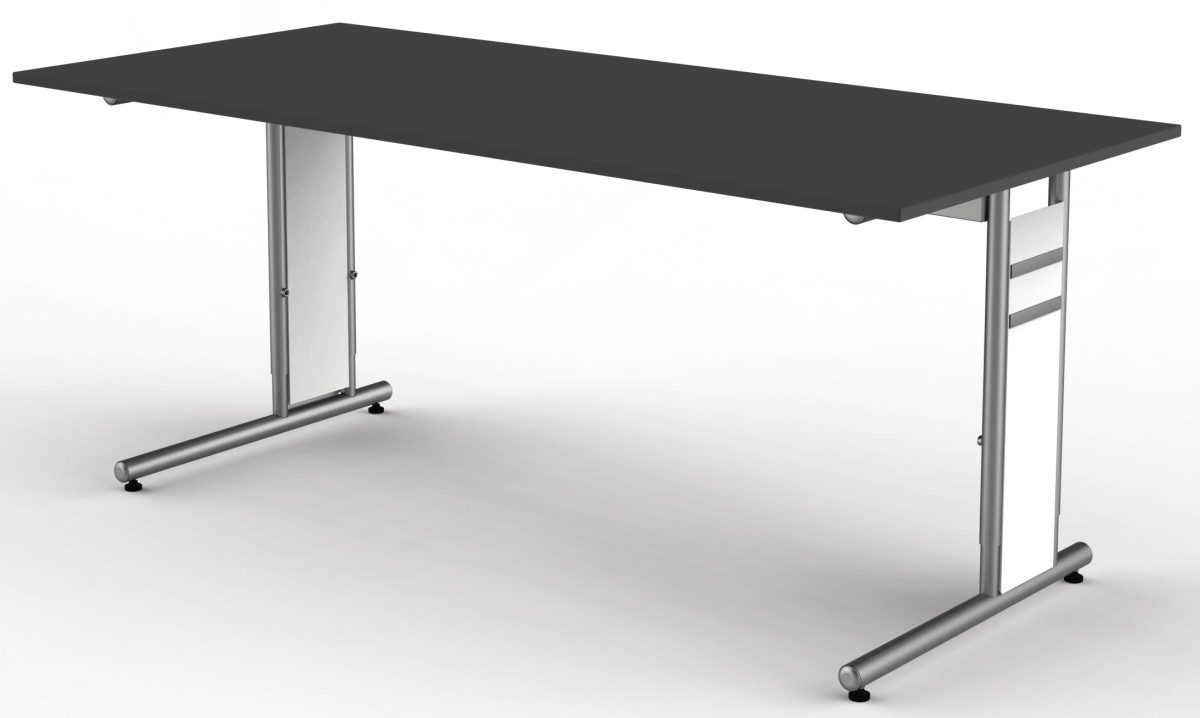 KERKMANN Schreibtisch Schreibtisch StageOne Form 4 BxT180x80cm anthrazit