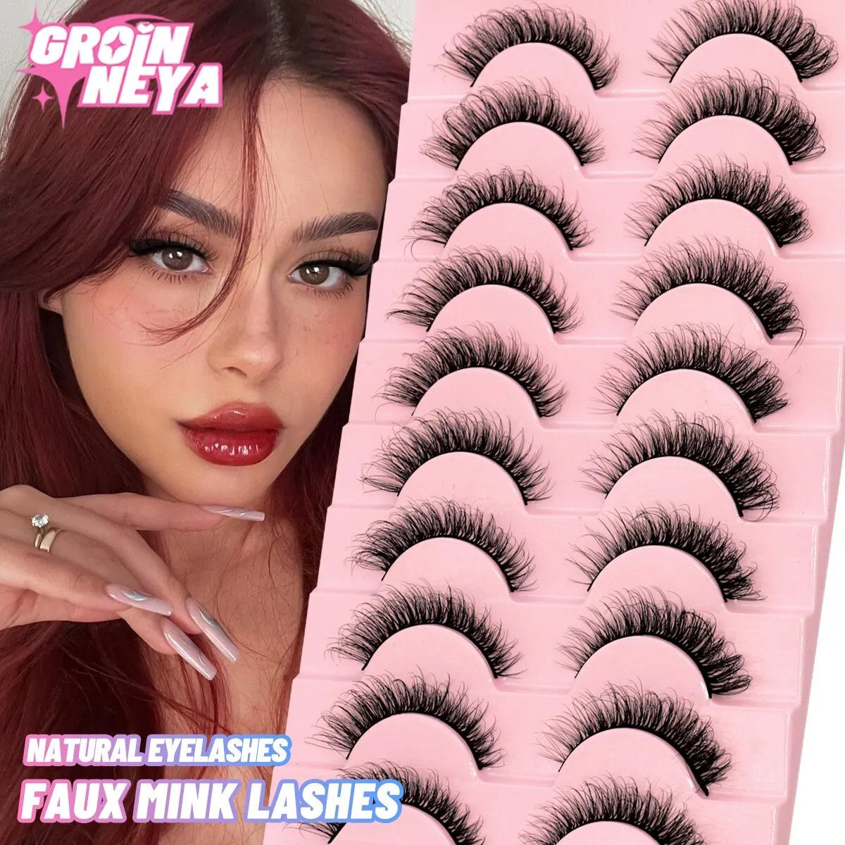Bandwimpern 10 Paar Wimpern Falsche