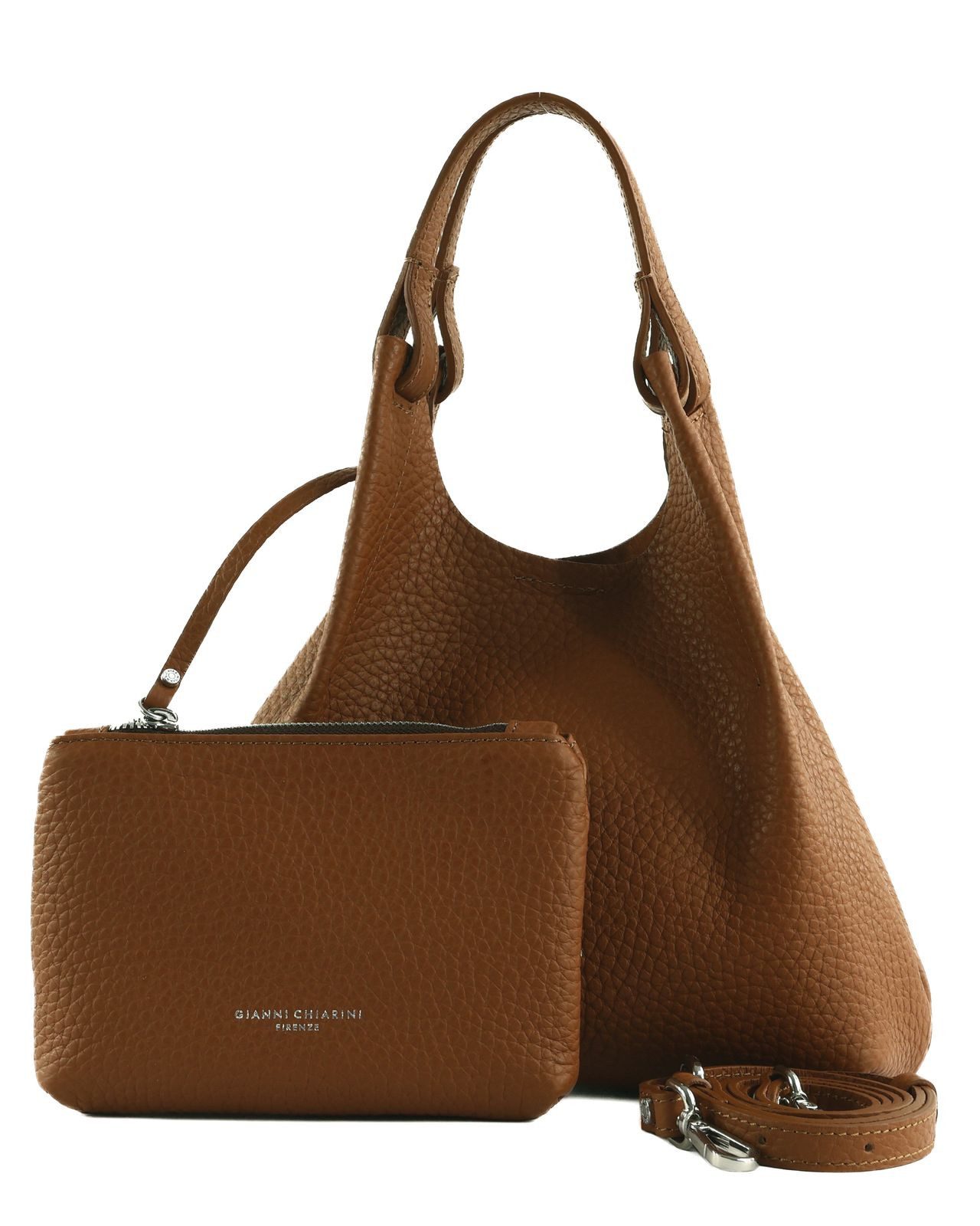 GIANNI CHIARINI Handtasche Handbag (Set, 2-tlg), aus echtem Rindsleder