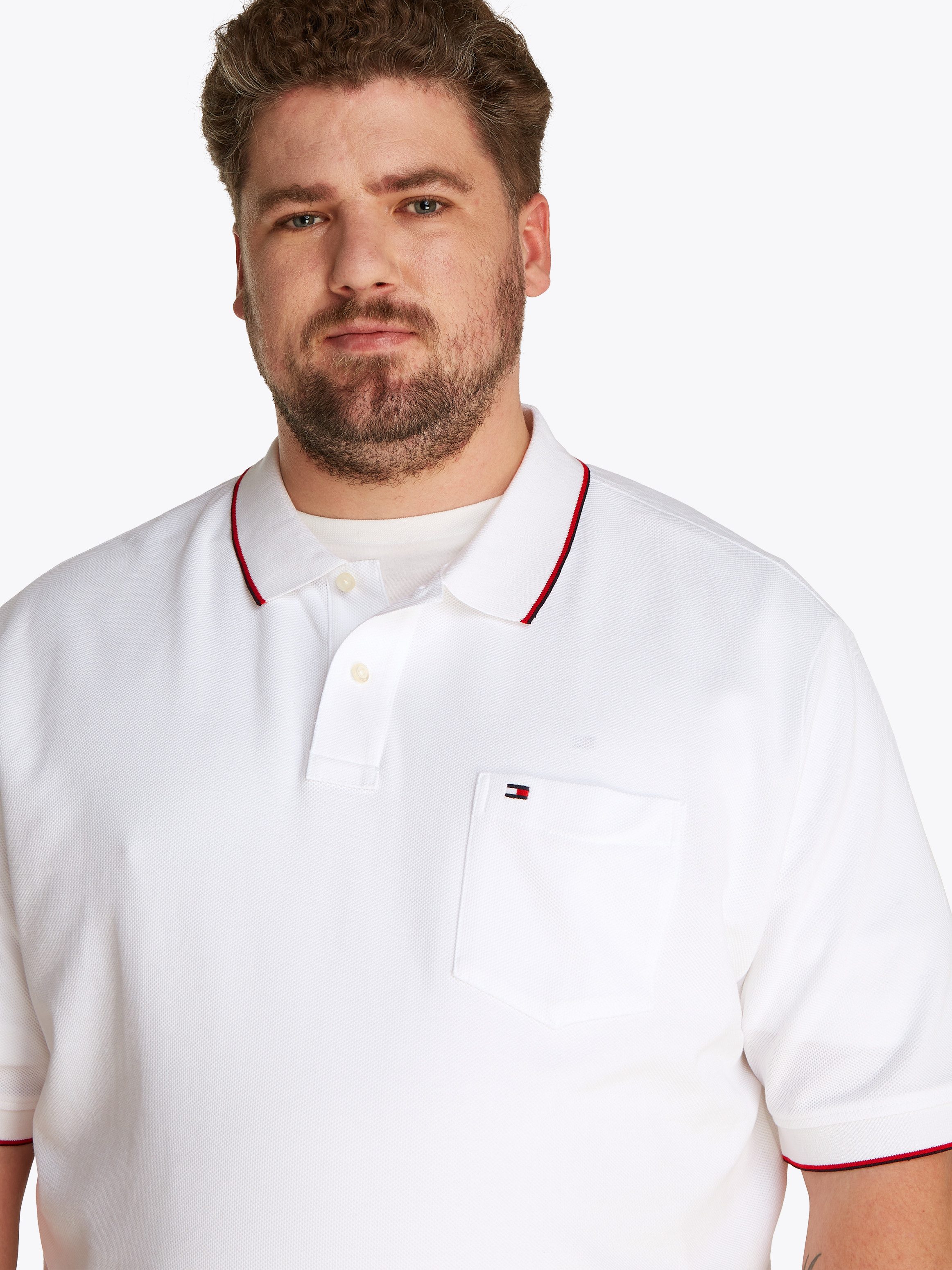 Tommy Hilfiger Big & Tall Poloshirt BT-POCKET CLASSIC FIT POLO-B Große Größ günstig online kaufen