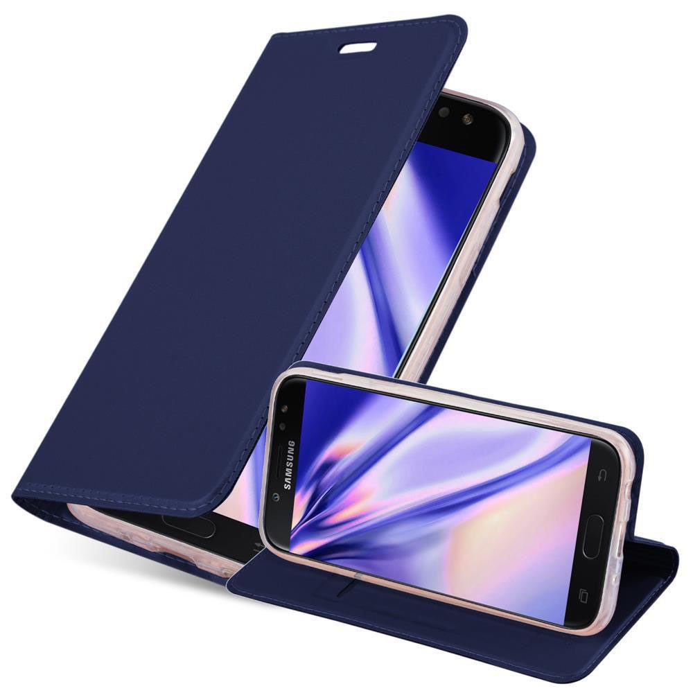 Cadorabo Handyhülle für Samsung Galaxy J3 2017 Hülle Samsung Galaxy J3 2017, Schutzhülle Hülle mit Standfunktion, Magnetverschluss und Kartenfach