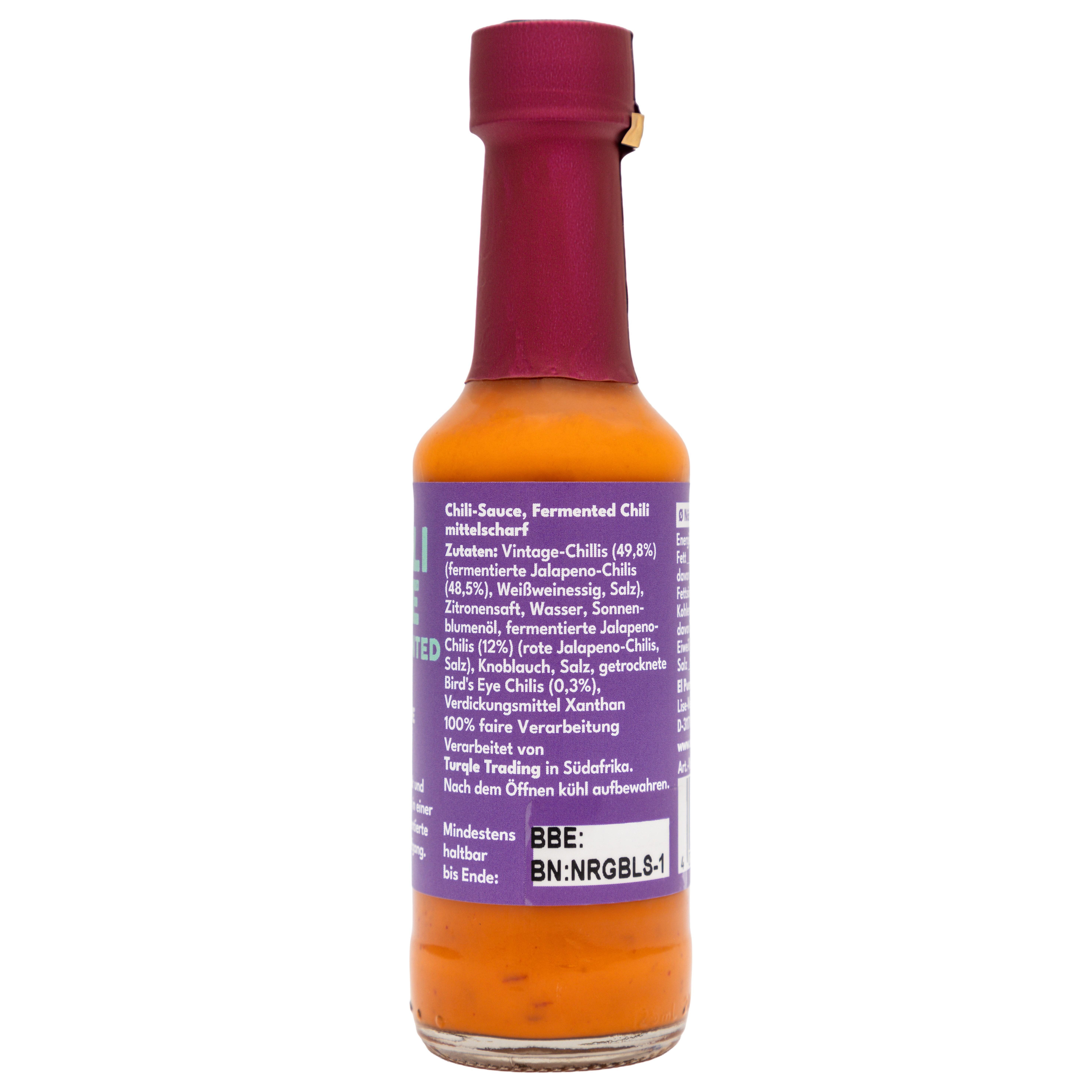 El Puente Grillsauce Chili Love Sauce - Fermented, Fair Trade, Vegan, Glutenfrei, Handmade