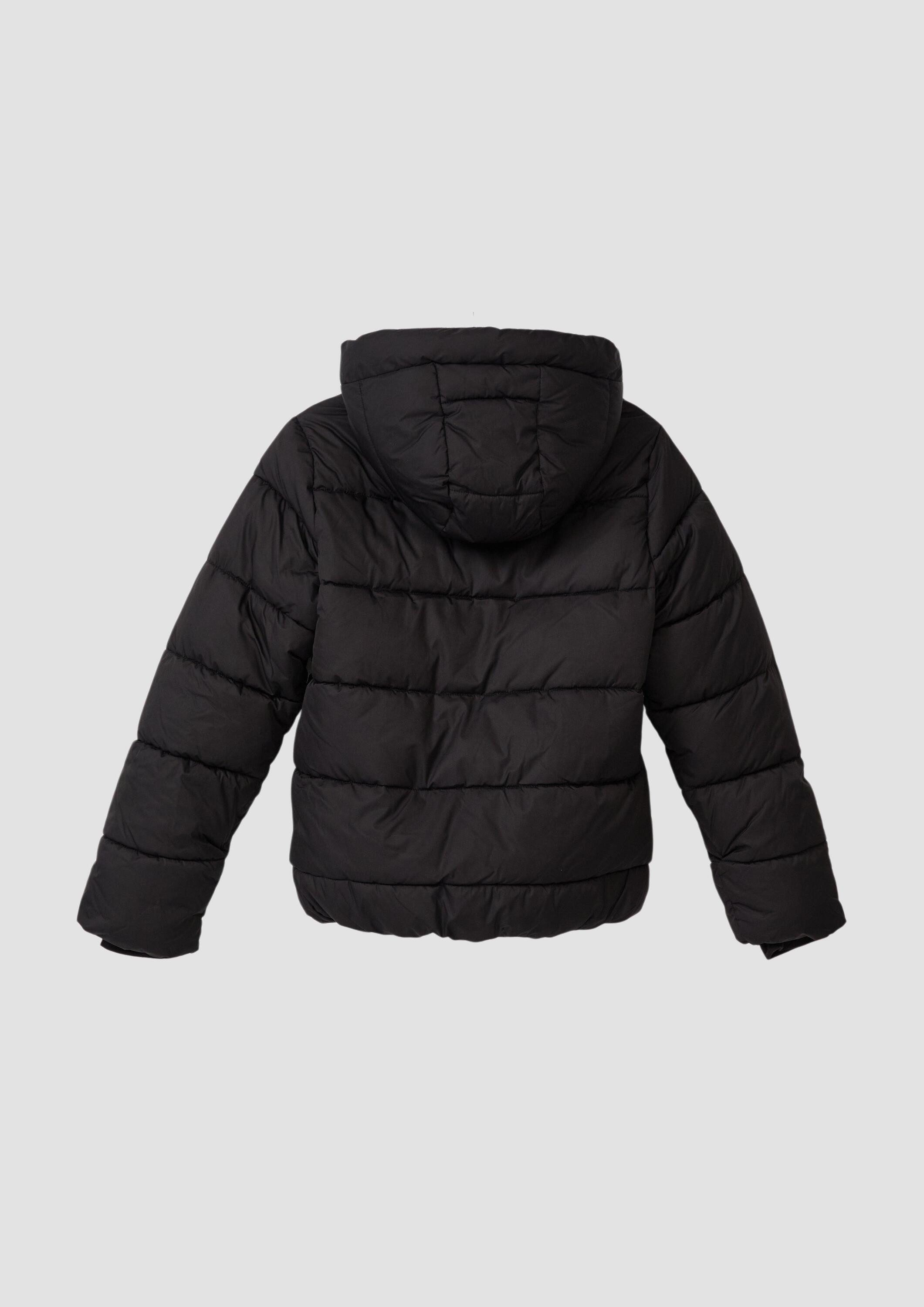 s.Oliver Winterjacke Outdoor-Jacke Wattierte Steppjacke mit Plüsch- und Fleecefutter