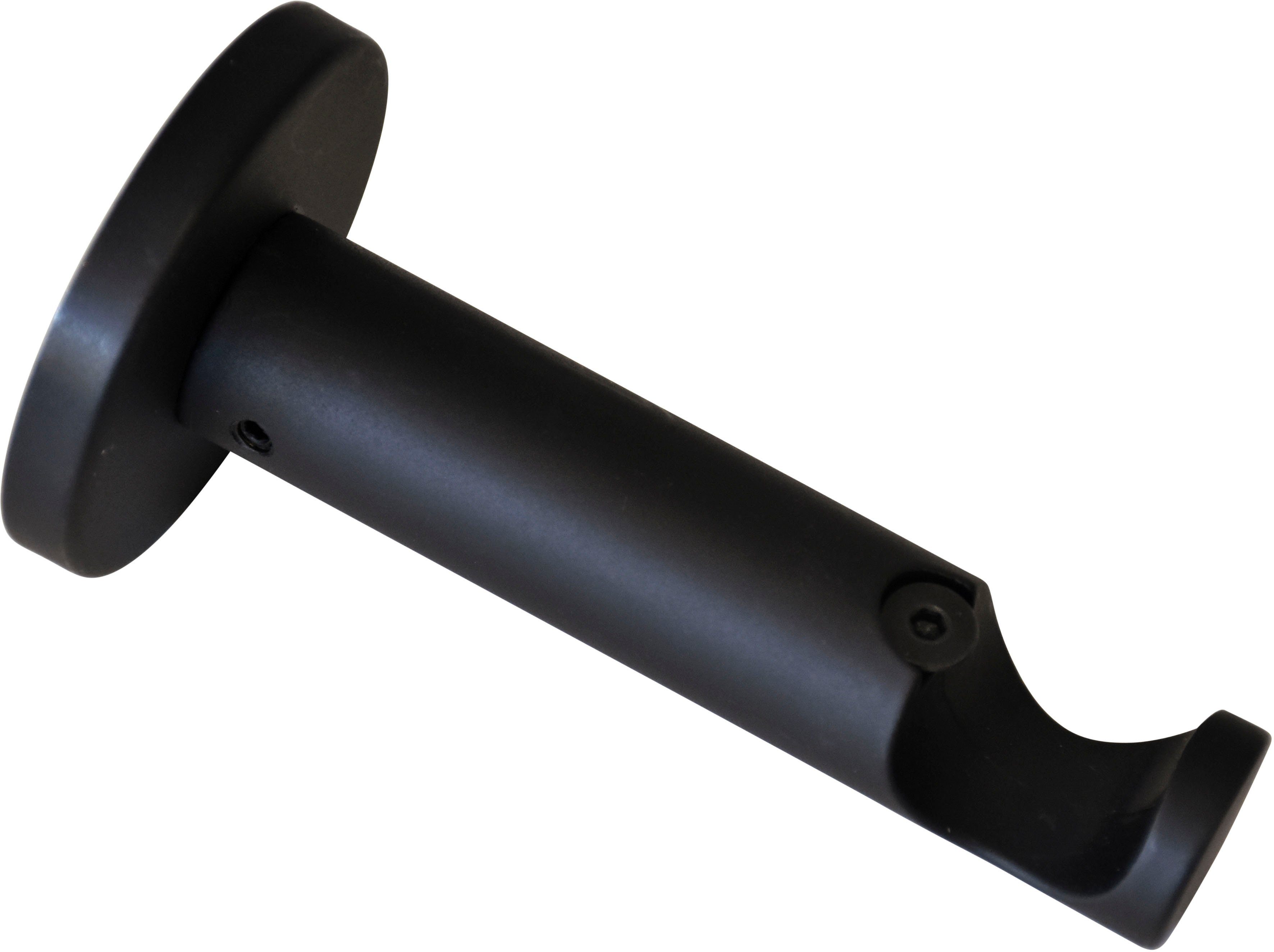 GARDINIA Träger Wandträger offen für Gardinenstangen, (1-St), Serie Einzelprogramm Chicago Ø 20 mm