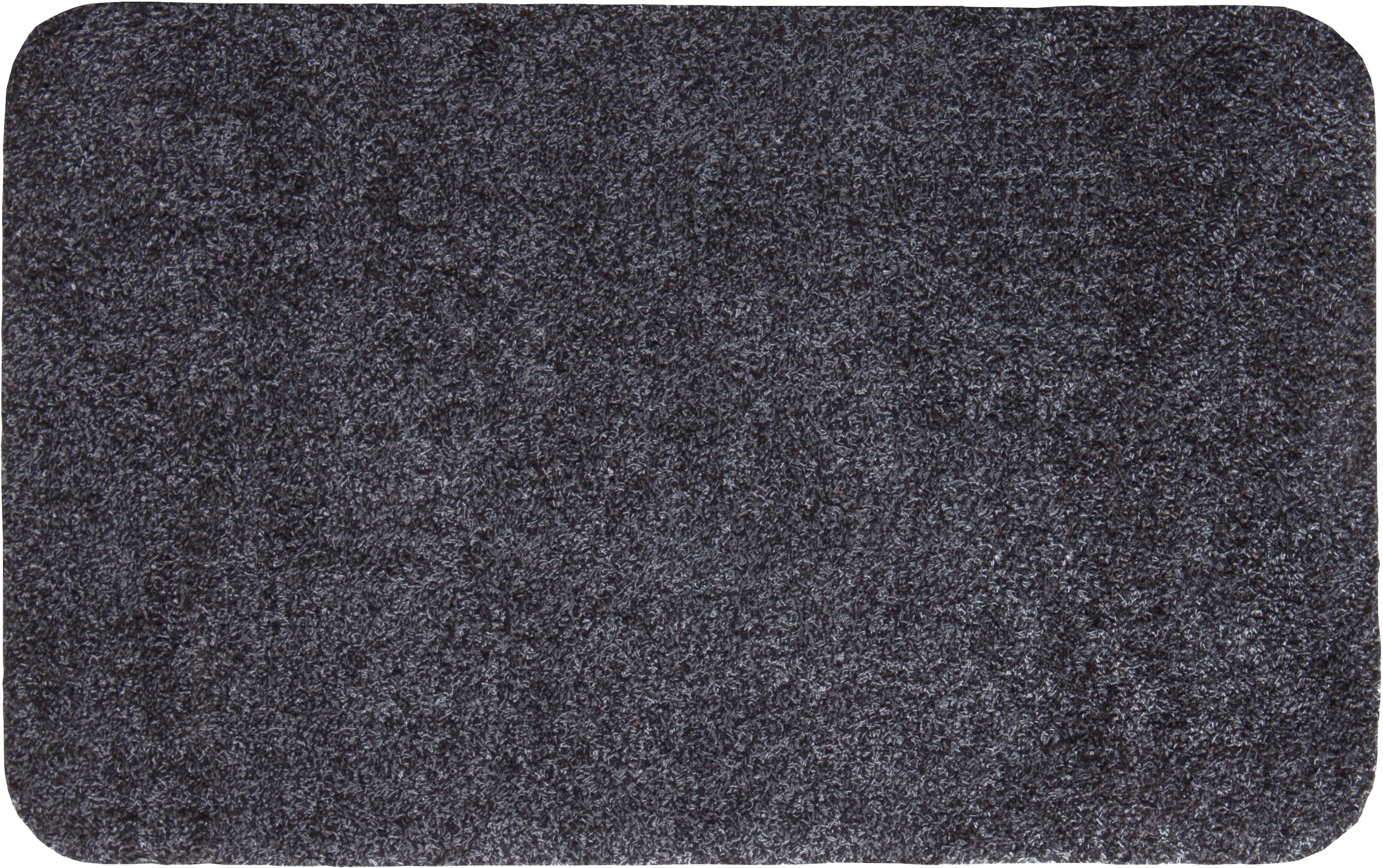 Fußmatte Samson, Andiamo, rechteckig, Höhe: 6 mm, Schmutzfangmatte, waschbar, mit rutschhemmender Unterseite anthrazit