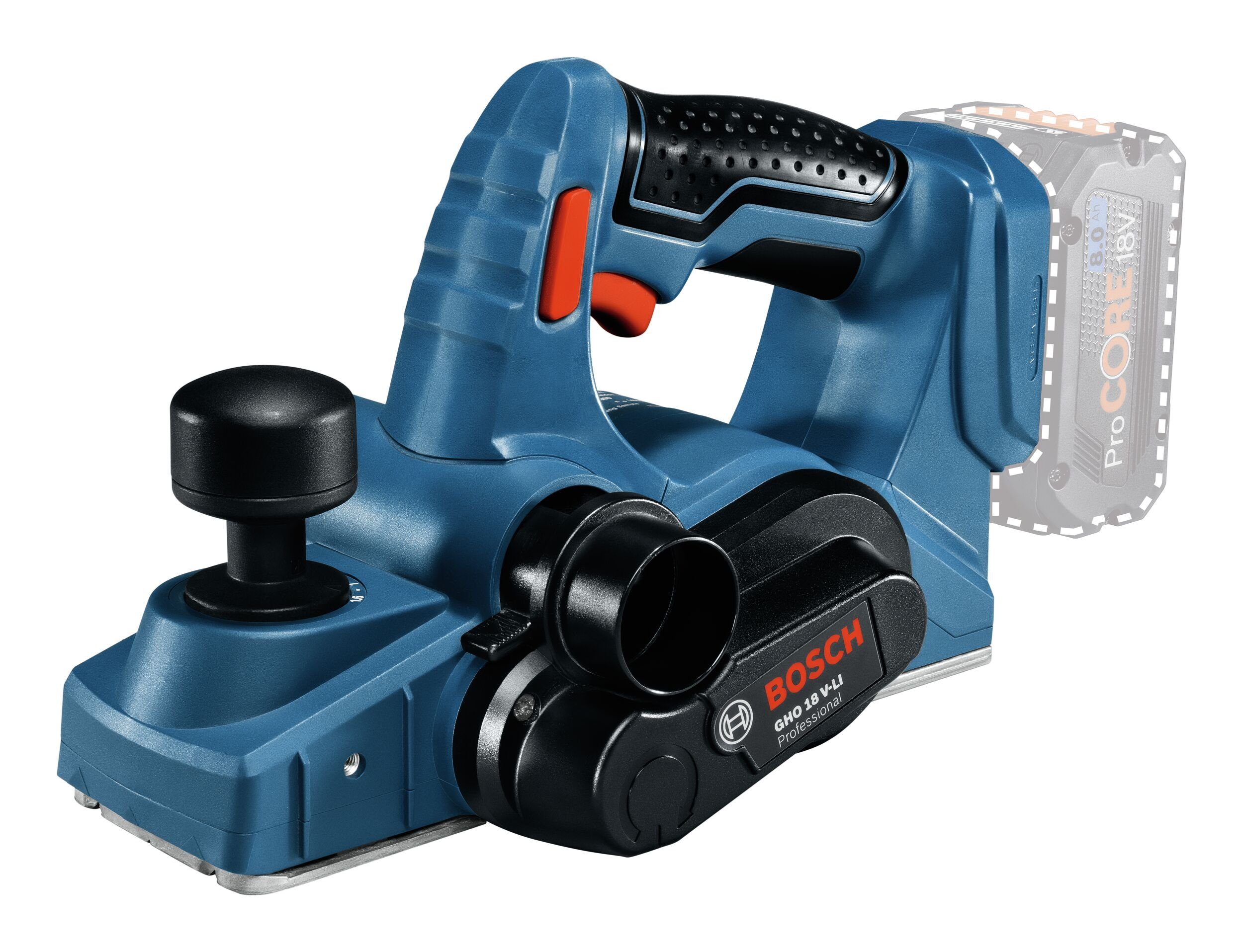 Bosch Professional Akku-Elektrohobel GHO 18 V-LI, Akku-Hobel