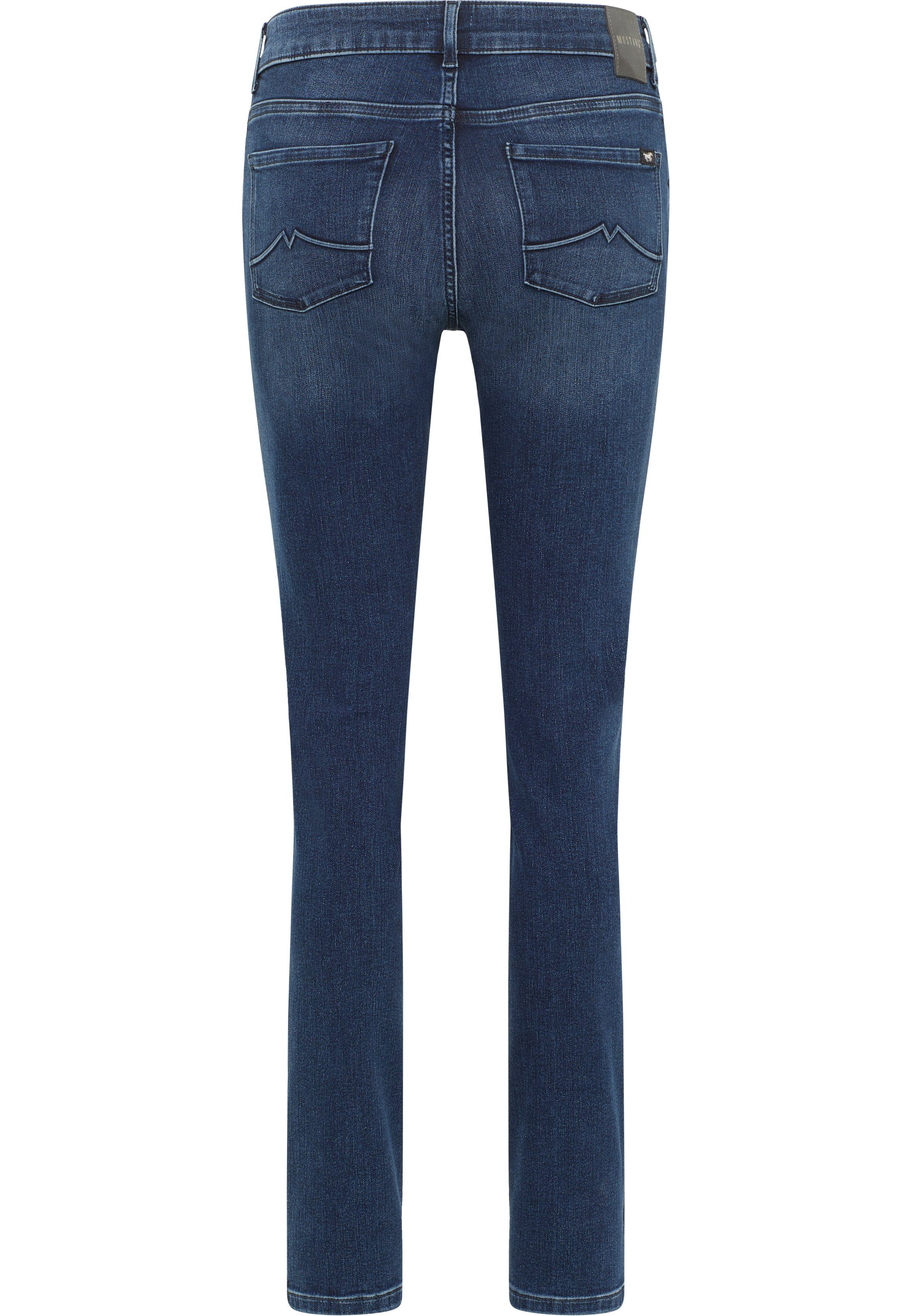 Relaxed Slim-fit-Jeans MUSTANG Style Slim Crosby dunkelblau-5000804