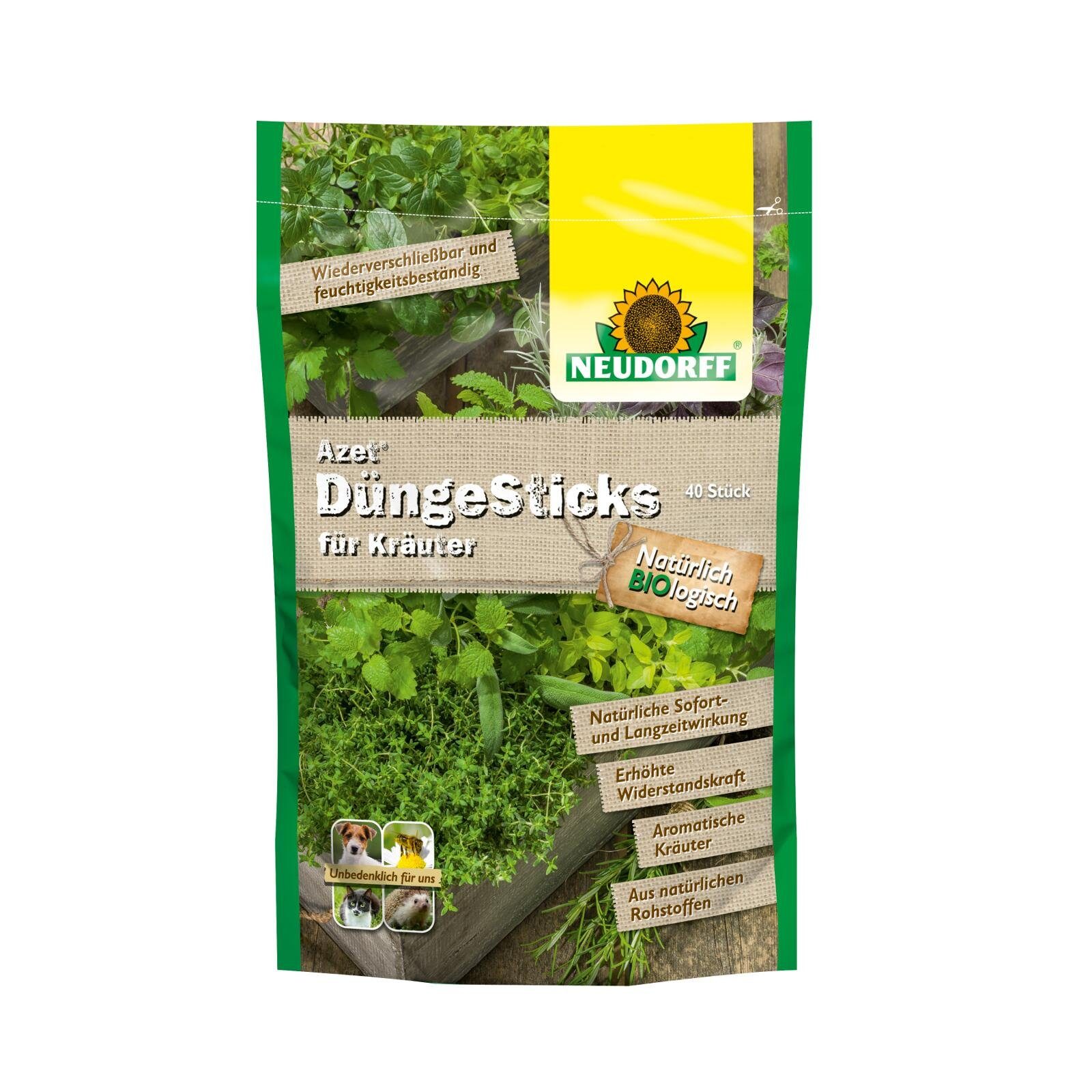 Kräuterdünger Azet DüngeSticks für Kräuter - 40 Stück