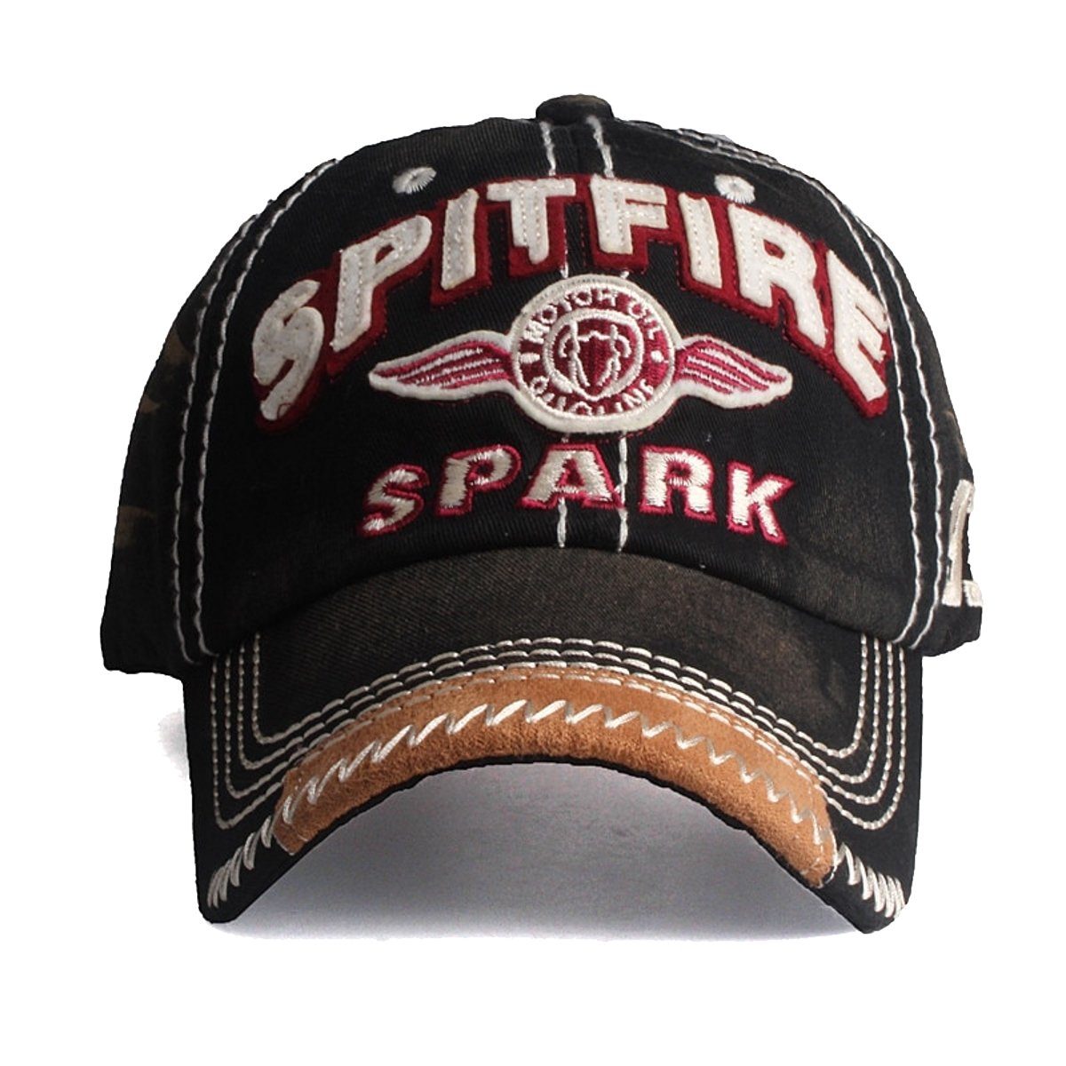 Sporty Baseball Cap Spitfire Distressed Baseballcap Vintage Used Look Retro günstig online kaufen